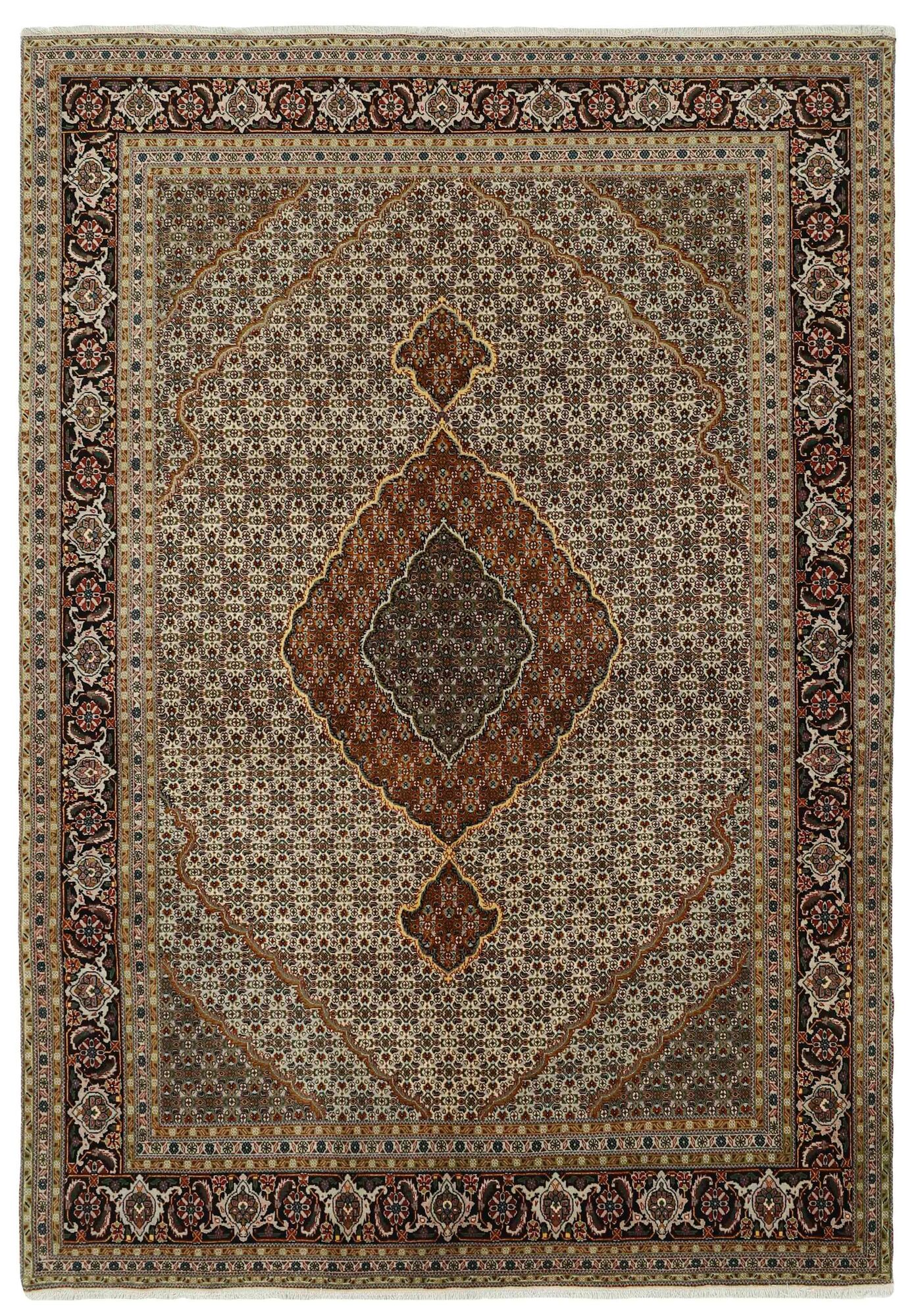 
    Tabriz 40 Mahi - Brown - 205 x 292 cm
  