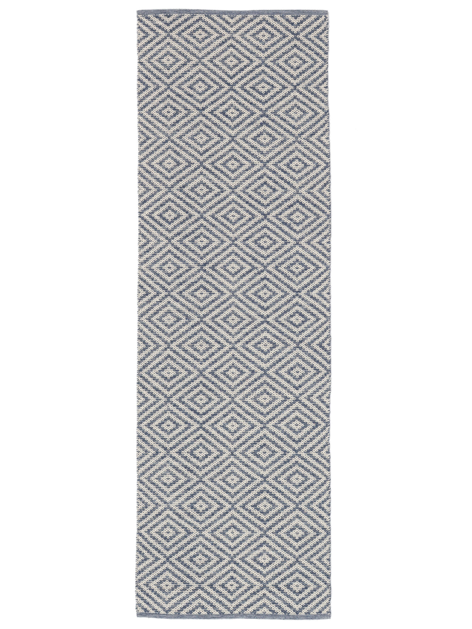Solveig Matta - Blå / Vit 80x250