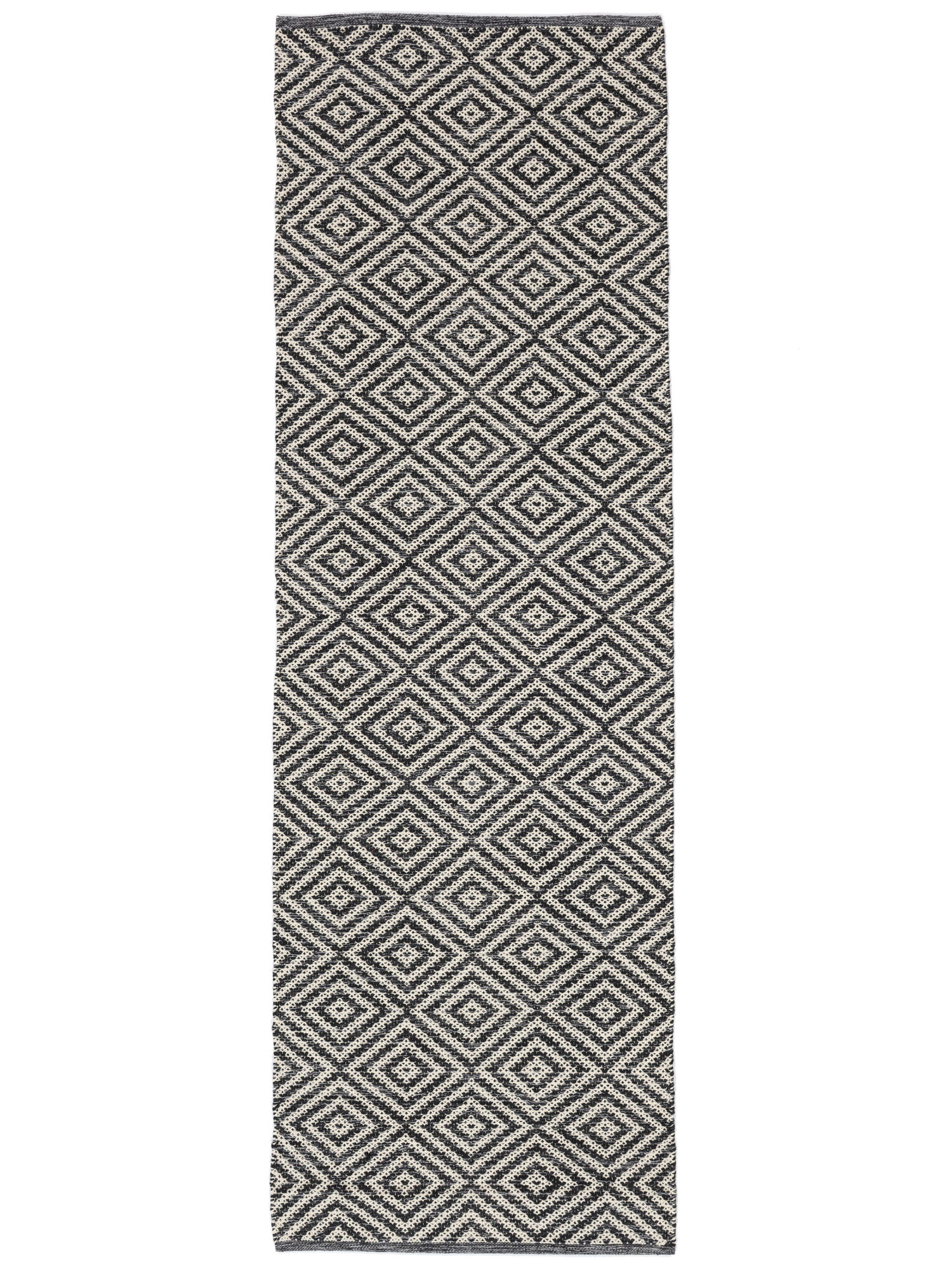 Solveig Matta - Svart / Vit 80x250