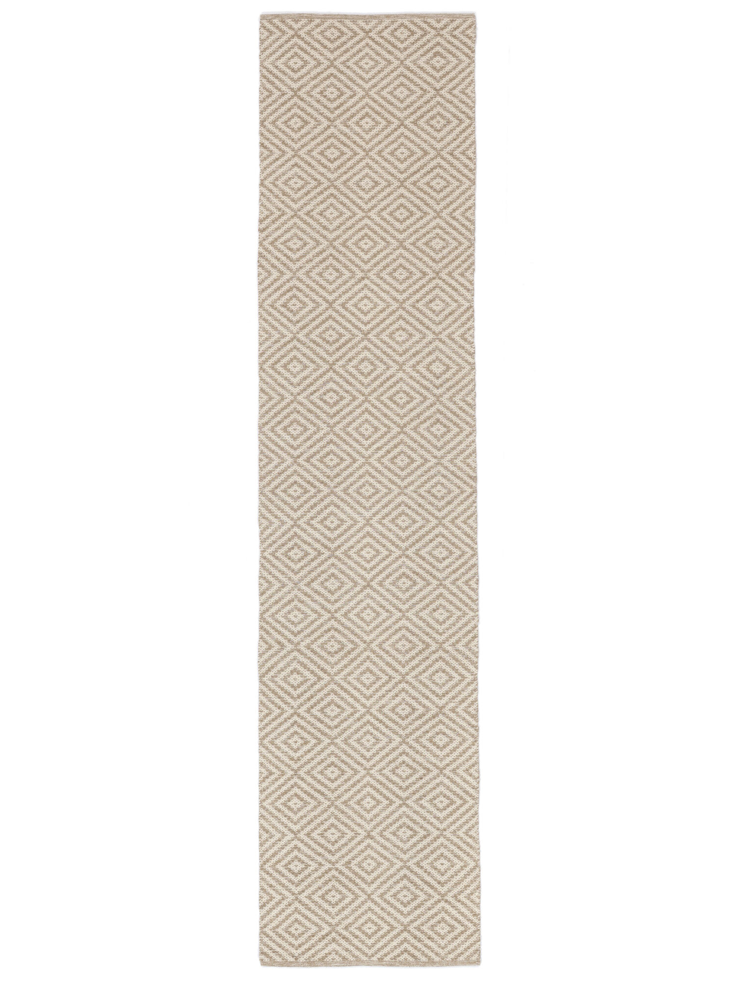 Solveig Matta - Beige / Vit 80x350