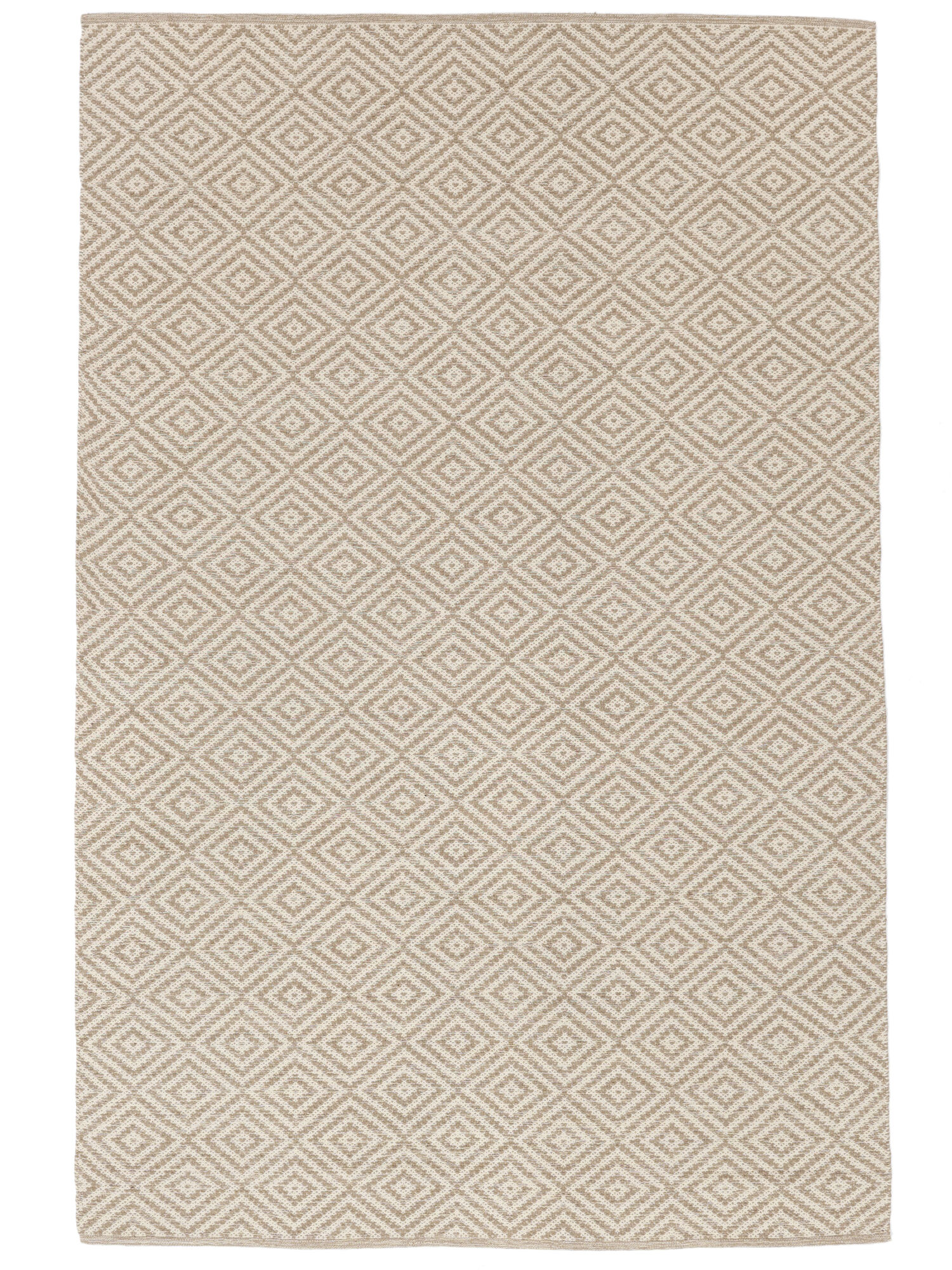 Solveig Matta - Beige / Vit 200x300