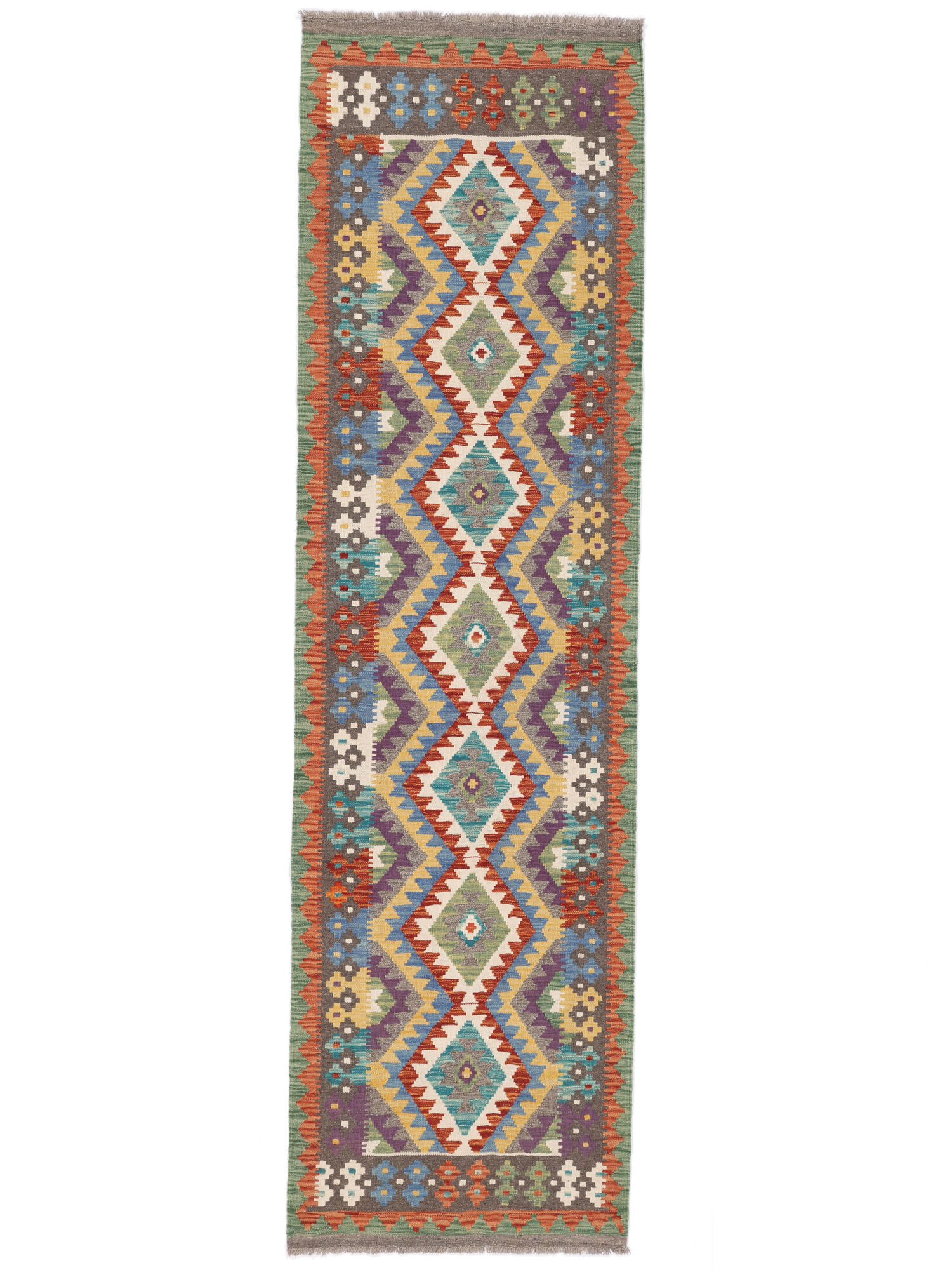 
    Kilim Afghan Old style - Brown - 82 x 298 cm
  