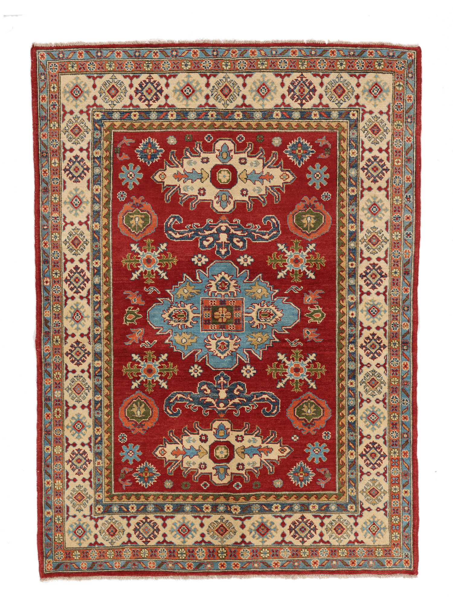 
    Kazak Fine - Dark red - 152 x 213 cm
  