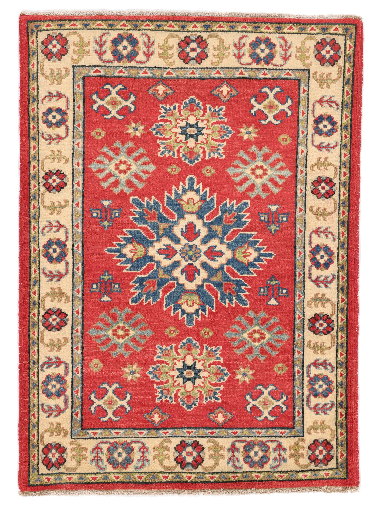 
    Kazak Fine - Dark red - 85 x 117 cm
  