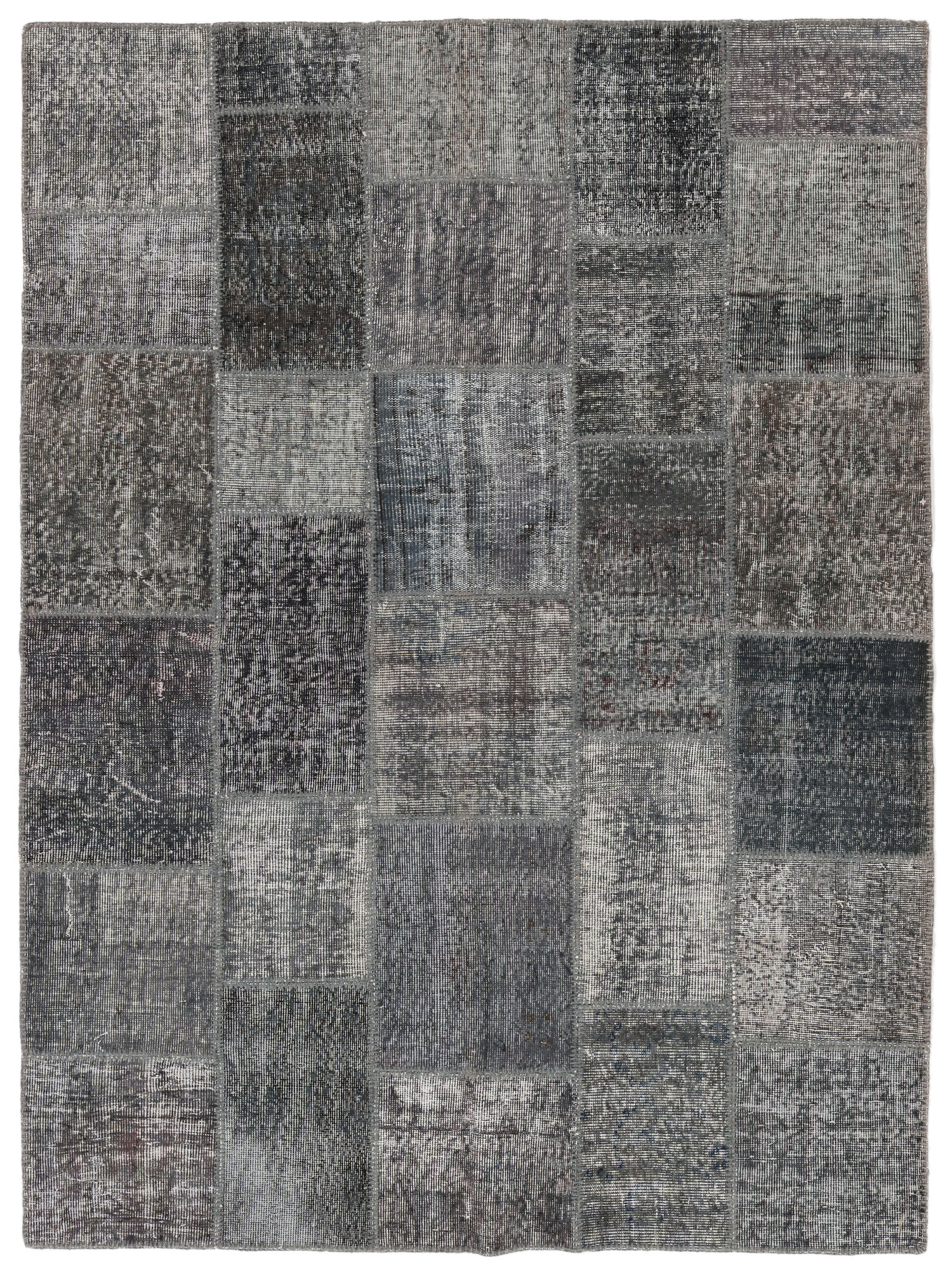 
    Patchwork - Dark grey - 176 x 240 cm
  