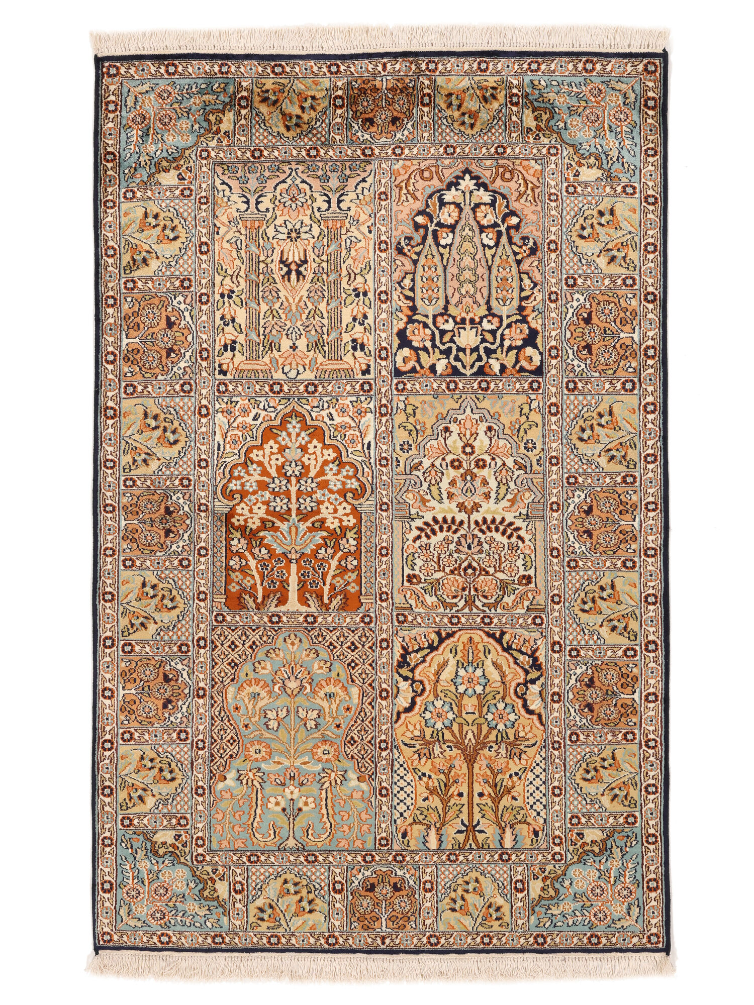 
    Kashmir pure silk - Brown - 97 x 150 cm
  