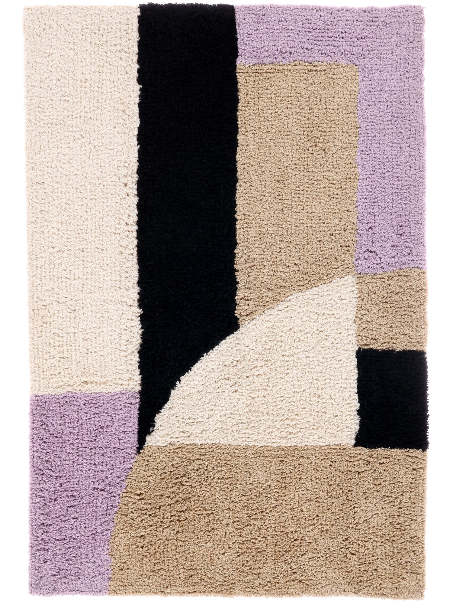 Cadiz Badrumsmatta - Beige / Lila 60x90