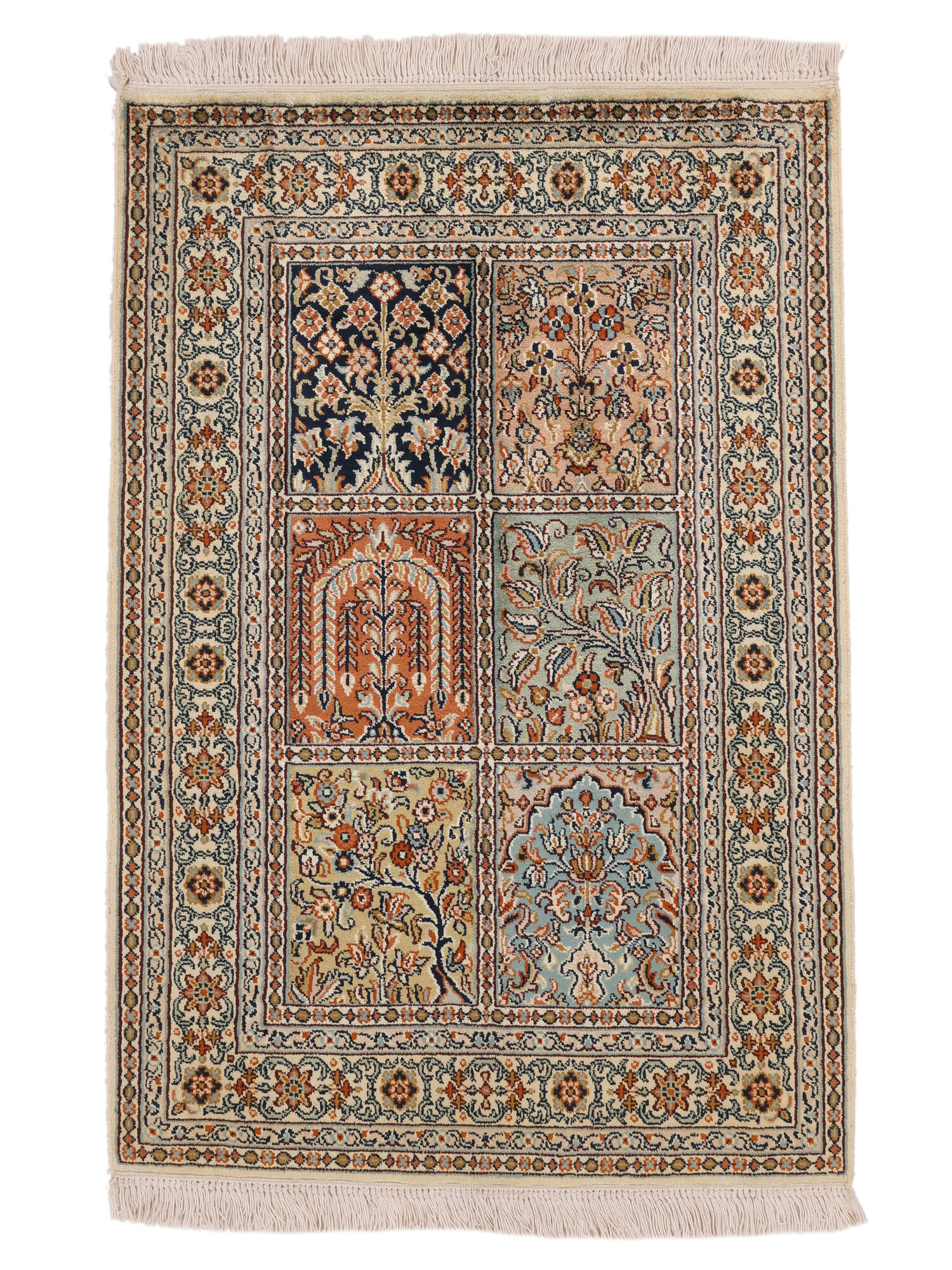 Kashmir äkta silke Matta 65x96
