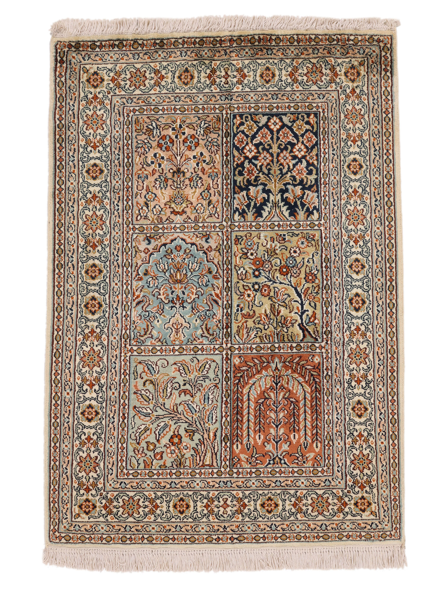 Kashmir äkta silke Matta 65x94