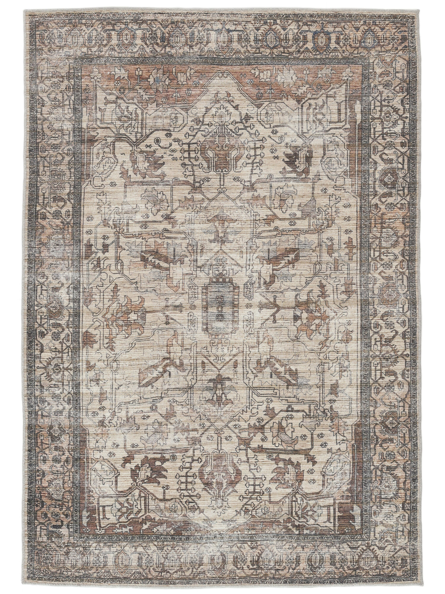 Oxana Oriental Teppich – Braun / Beige 200×300