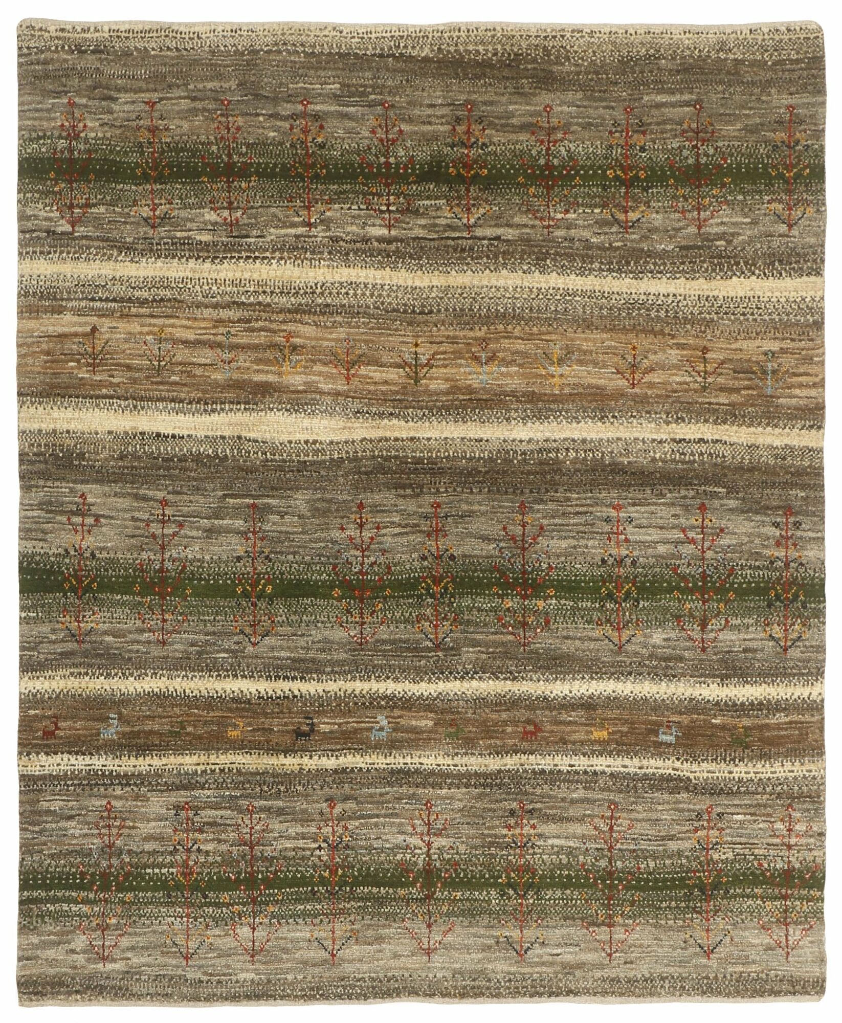
    Gabbeh Fine - Brown - 147 x 172 cm
  