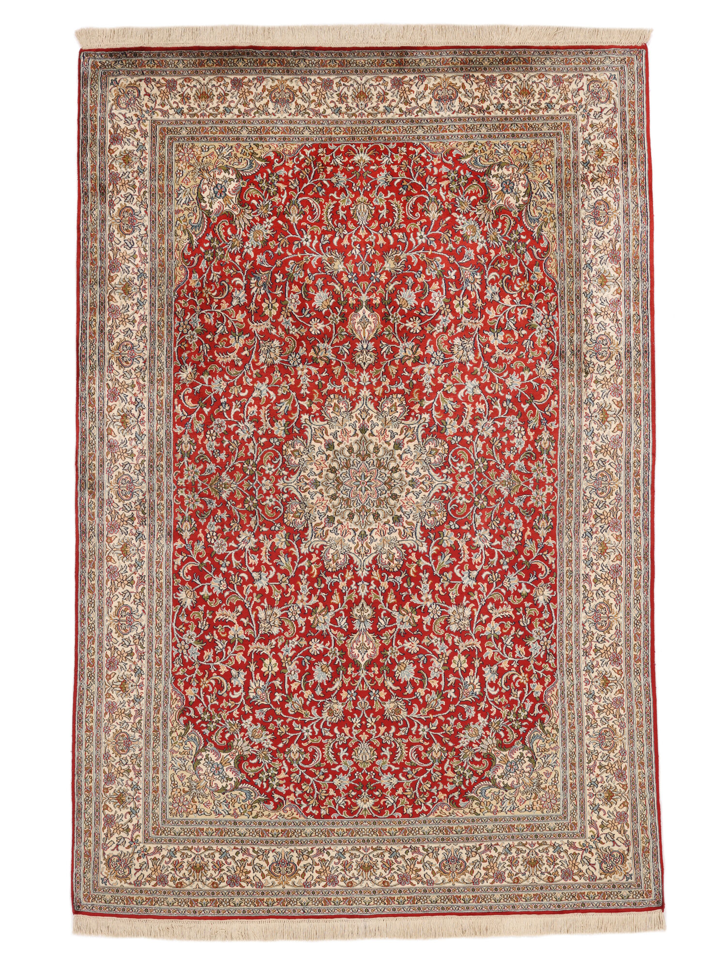 Kashmir äkta silke 24 / 24 Quality Matta 122x187