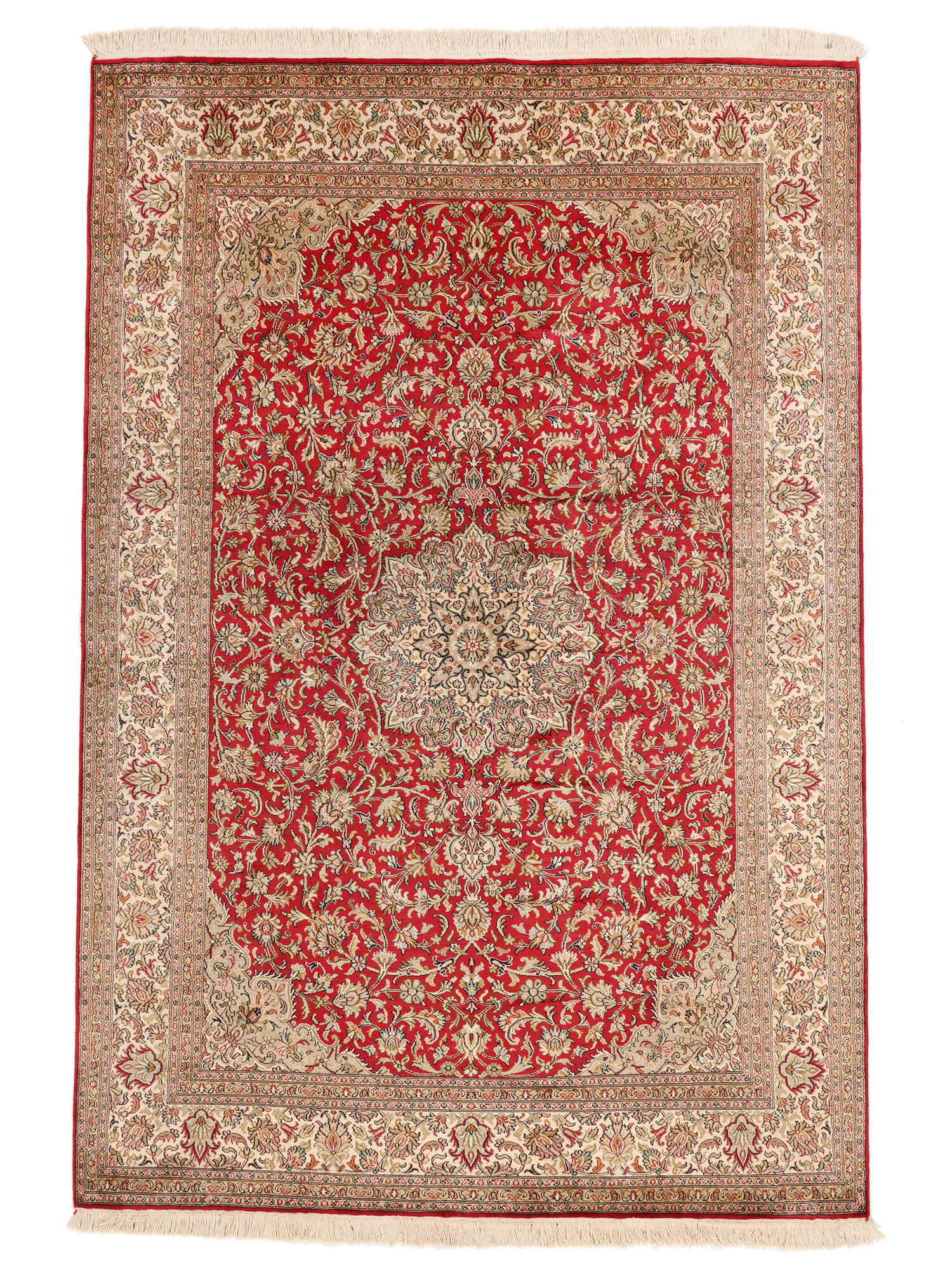 Kashmir &auml;kta silke 24 / 24 Quality Matta 126x187