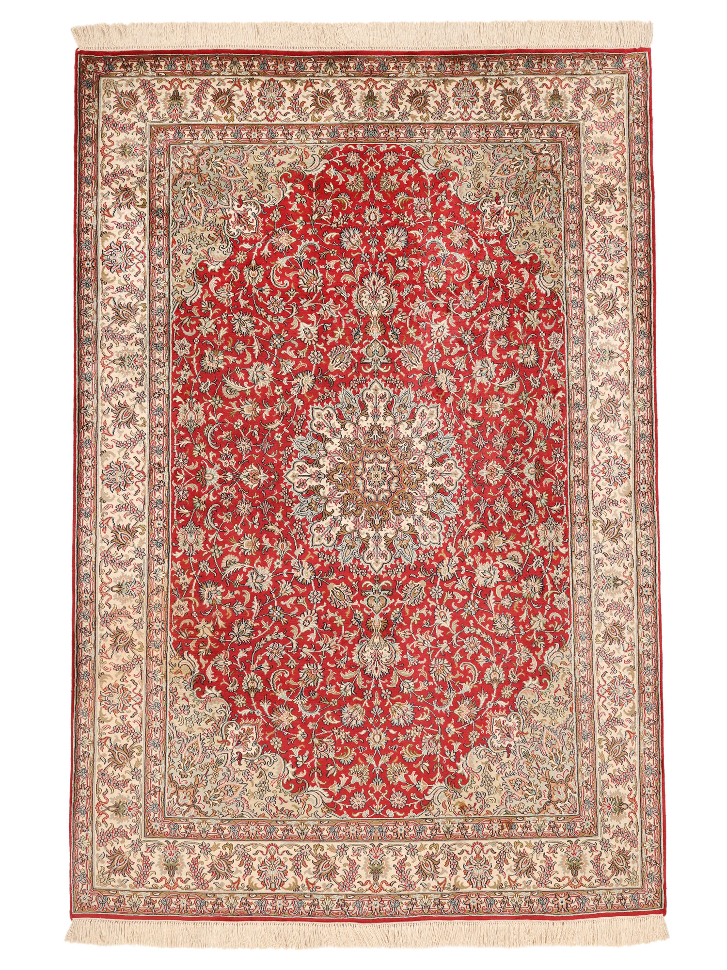 
    Kashmir pure silk 24 / 24 Quality - Brown - 127 x 188 cm
  