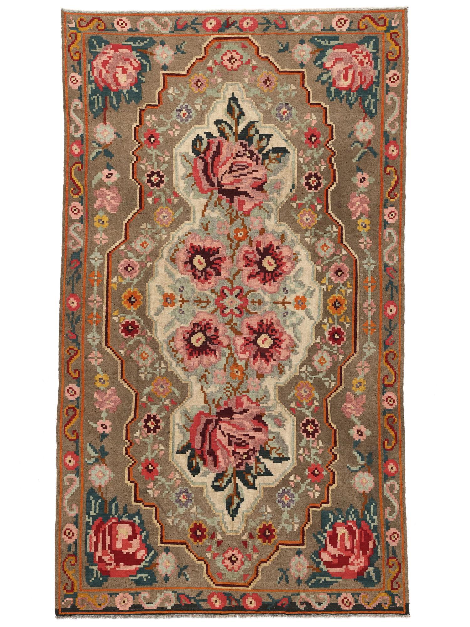 Rose Kelim Moldavia Teppich 182×323
