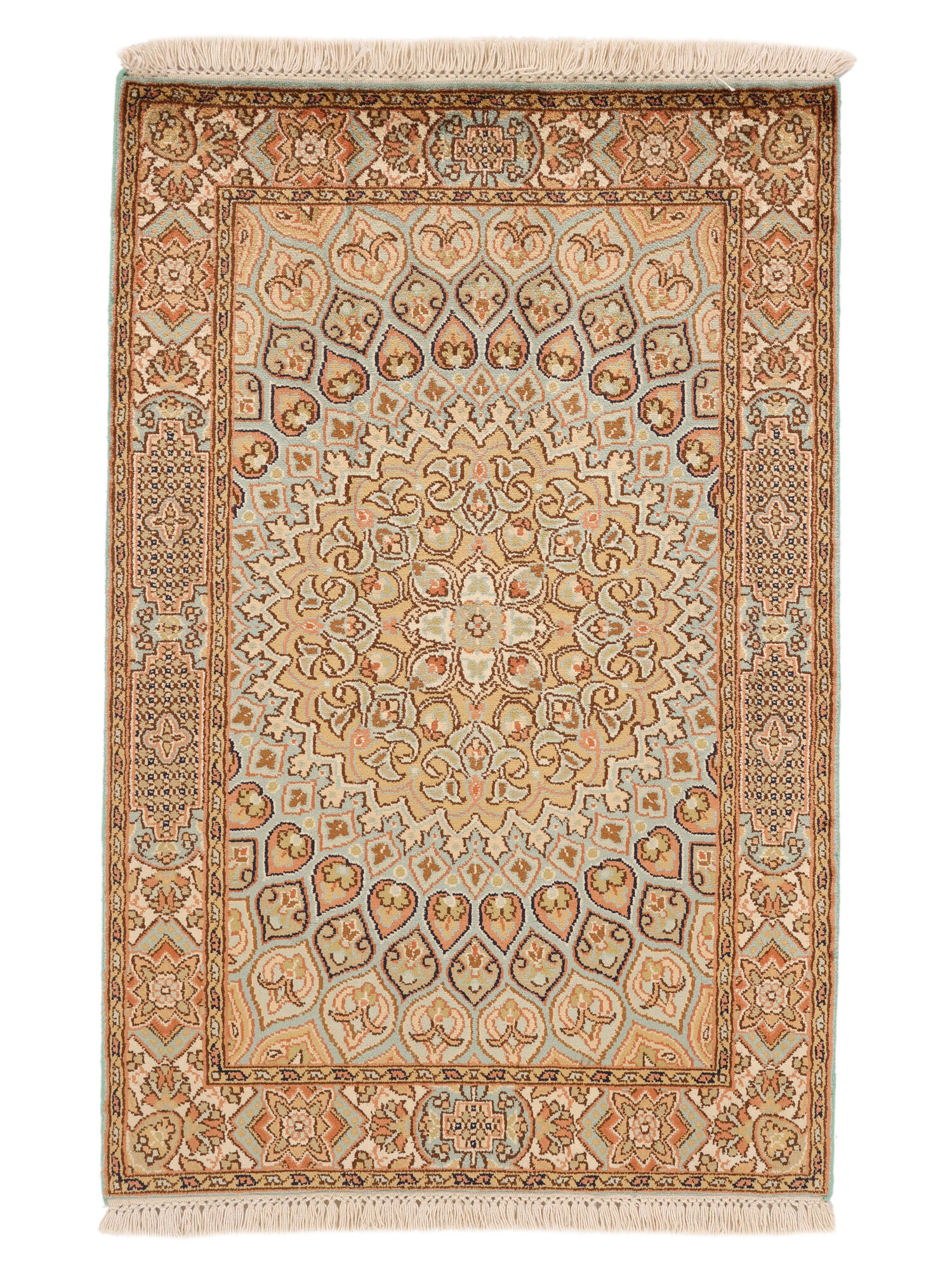 
    Kashmir pure silk - Brown - 61 x 94 cm
  