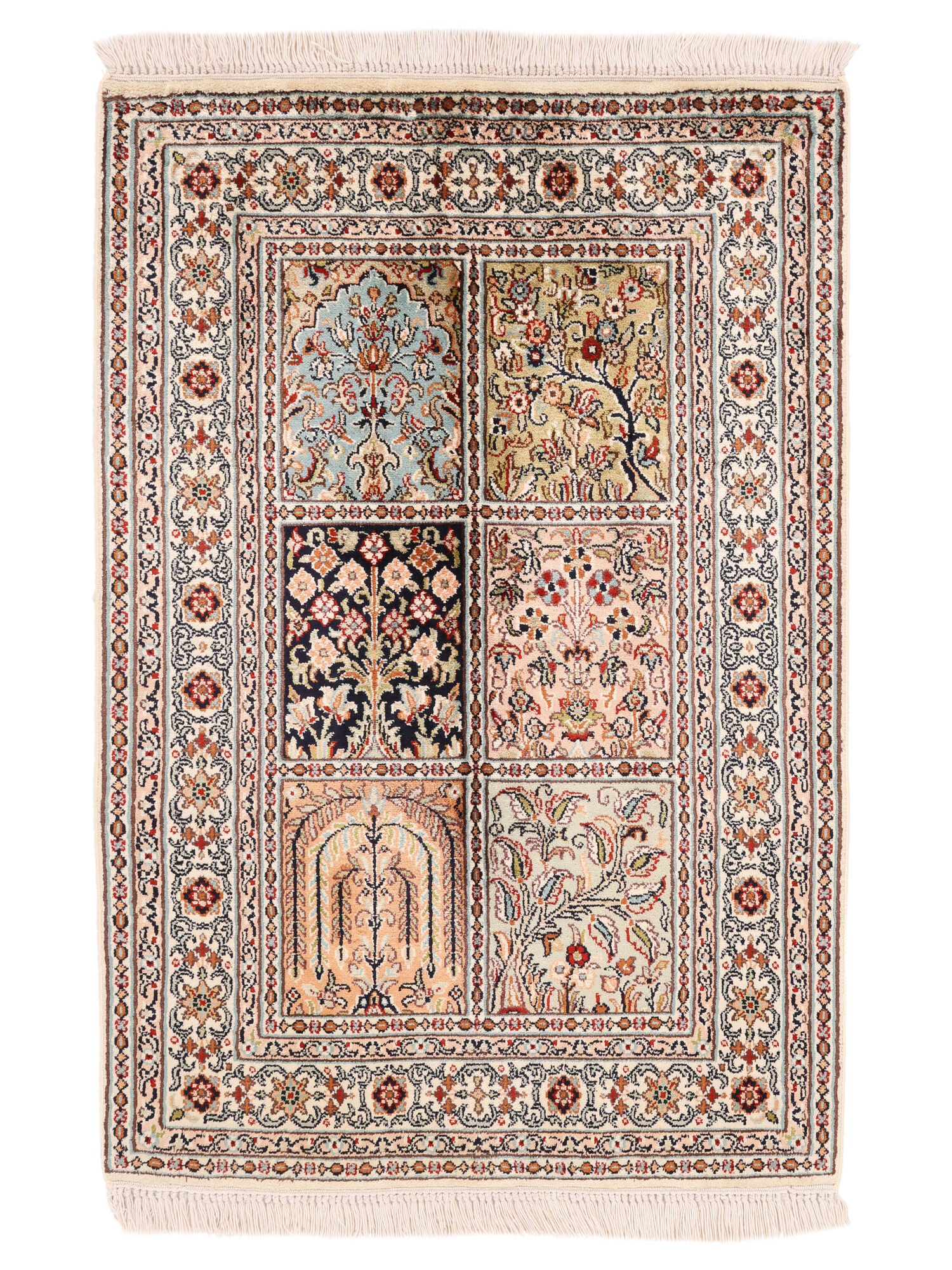 Kashmir äkta silke Matta 62x91