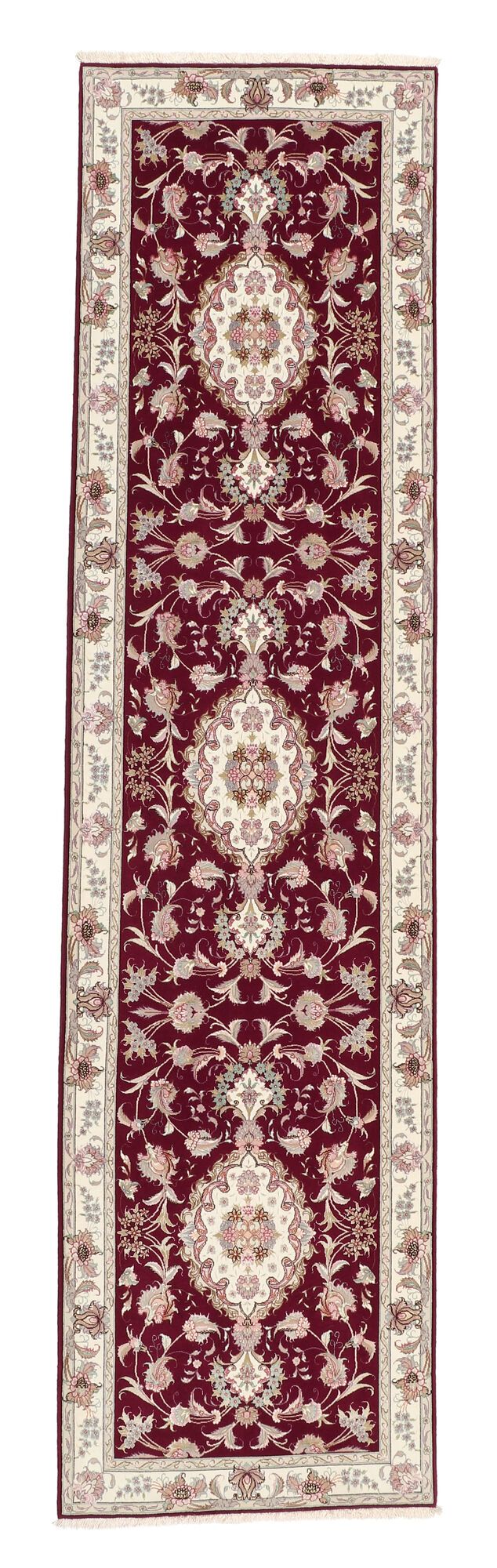 
    Tabriz 50 Raj with silk - Black - 82 x 333 cm
  