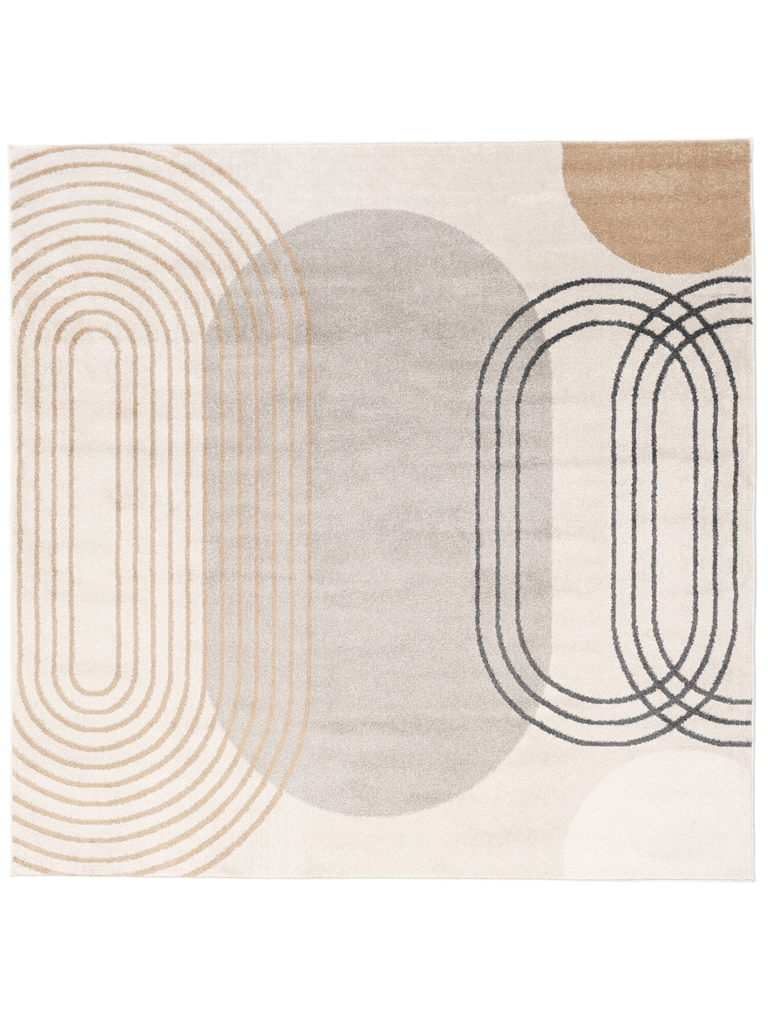 Amphi Matta - Beige / Gul 200x200