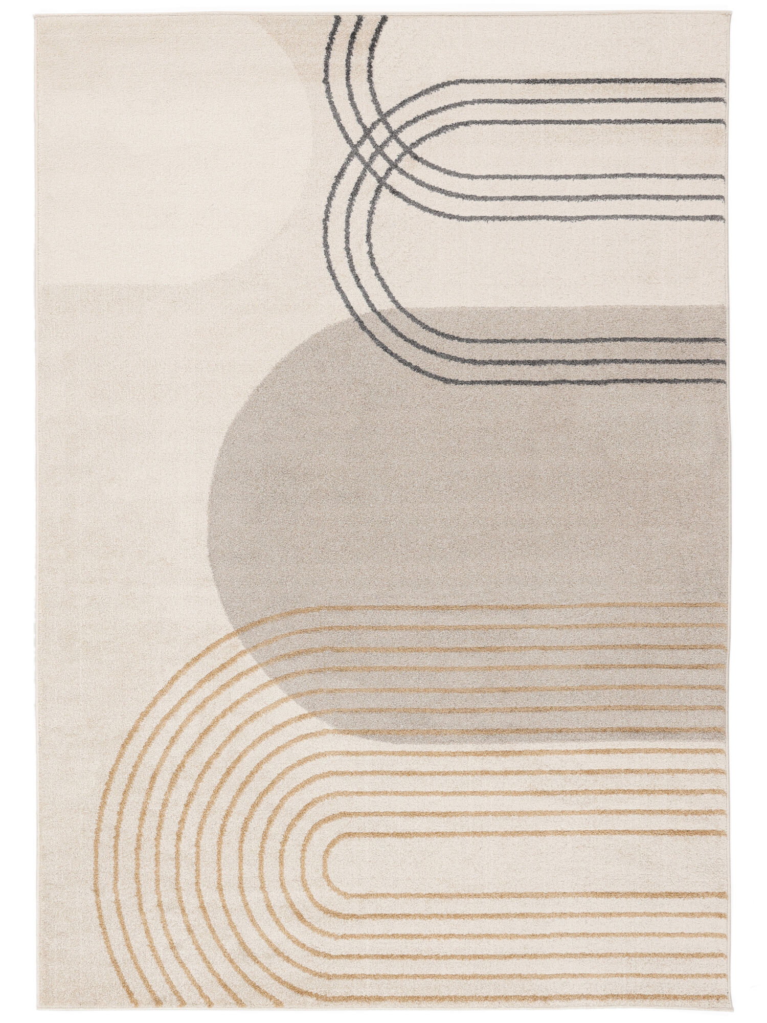 Amphi Matta - Beige / Gul 160x230