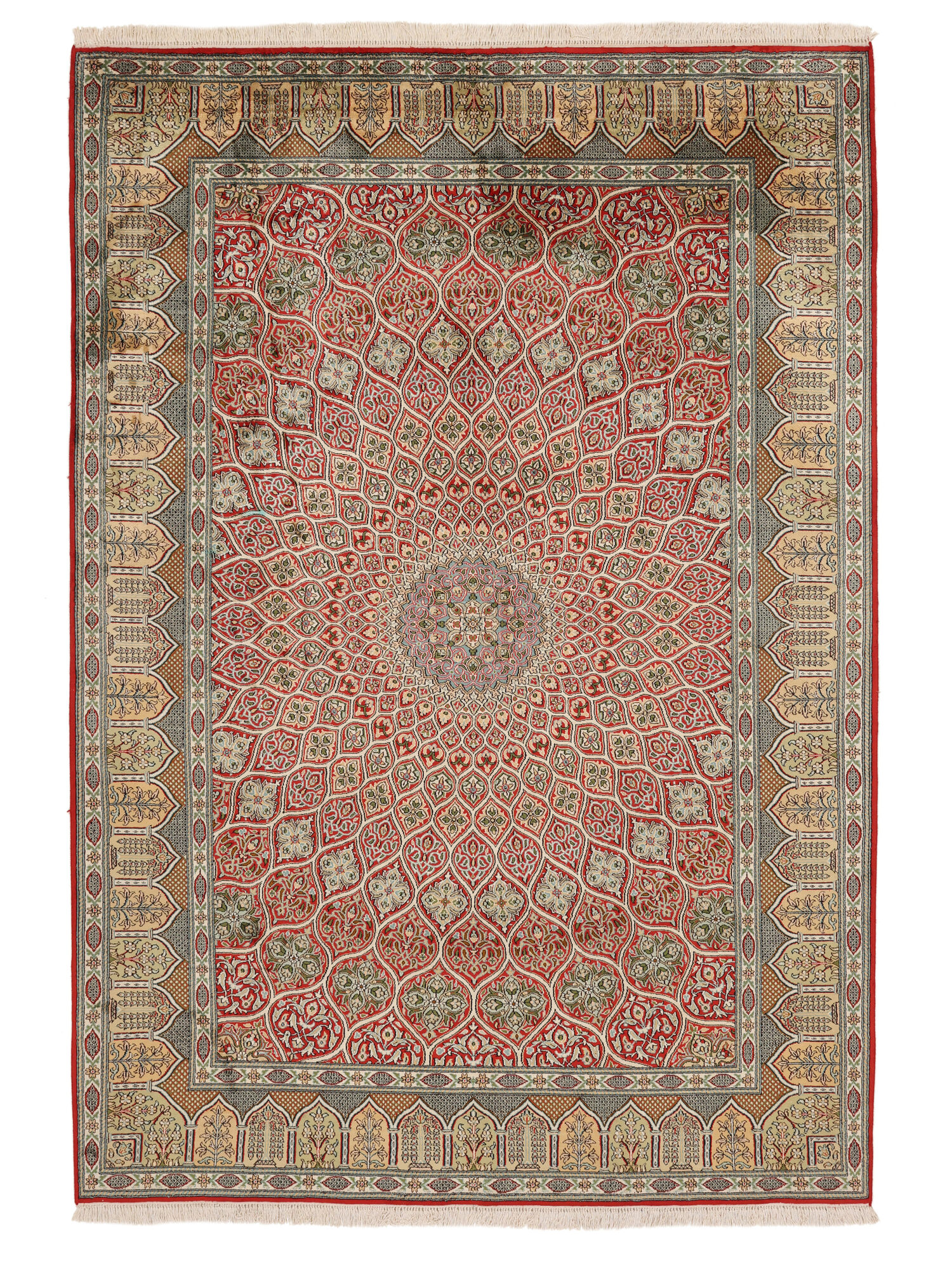 Kashmir äkta silke Matta 170x244