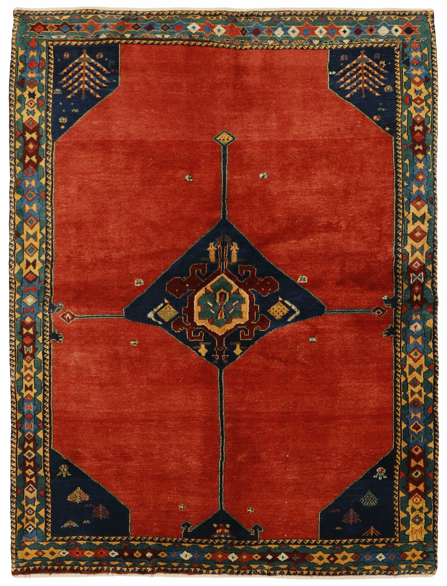 
    Kashkuli - Dark red - 166 x 218 cm
  