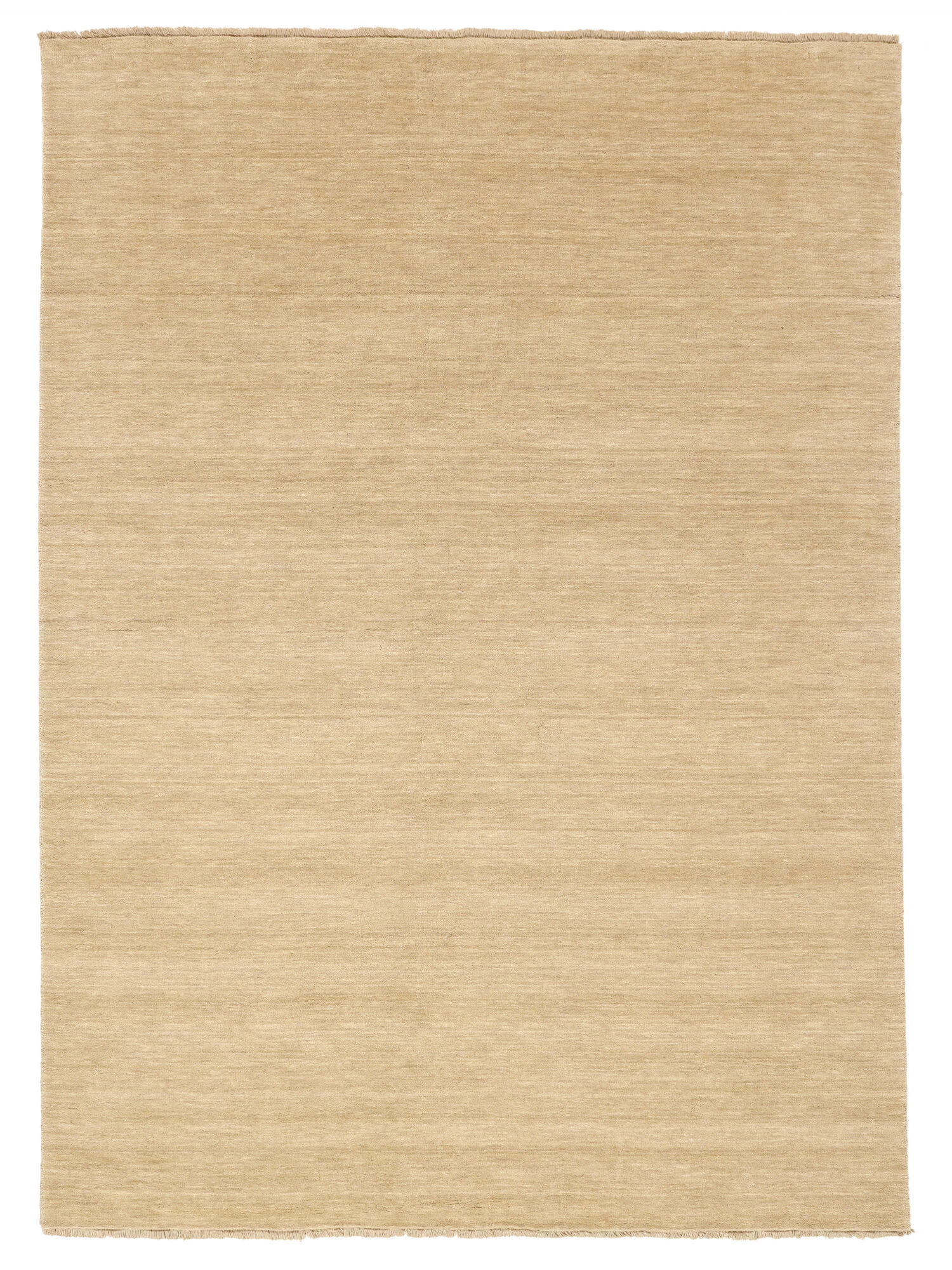 Handloom fringes Matta - Krämbeige 200x300