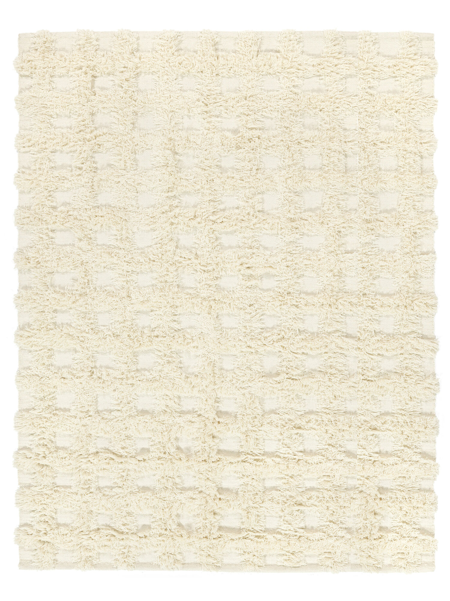 Henrix - Cream White 250 x 350 cm Wool Rug - Rugvista