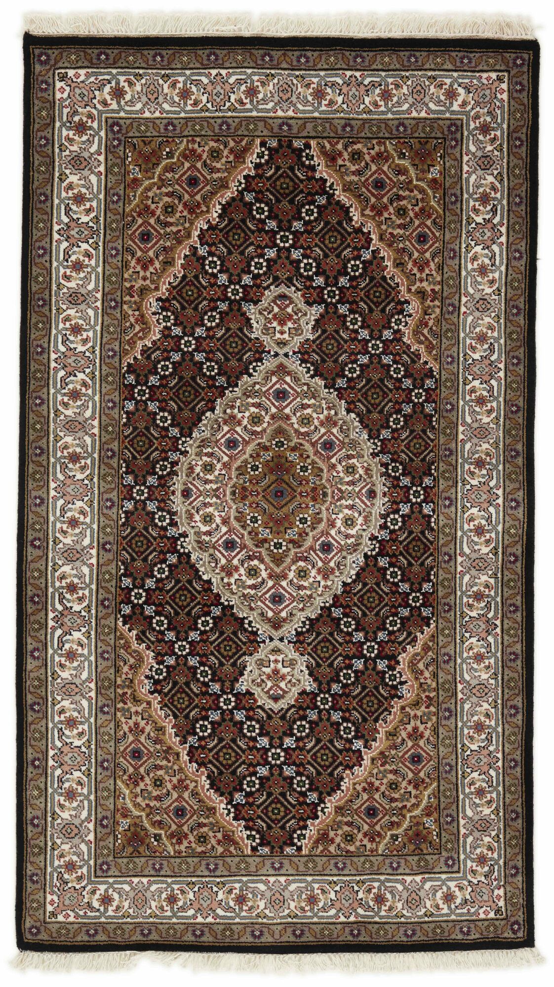 
    Tabriz Indi - Brown - 93 x 164 cm
  