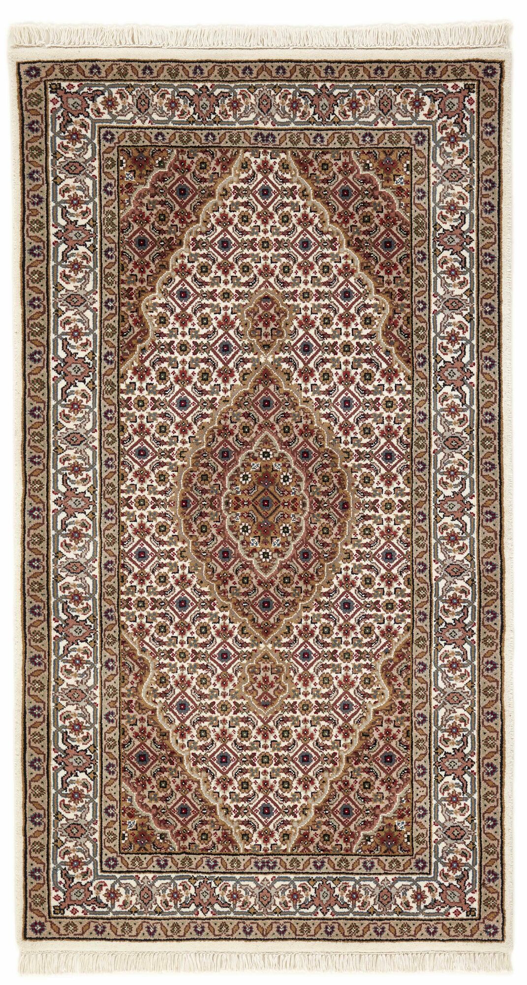 
    Tabriz Indi - Brown - 90 x 163 cm
  