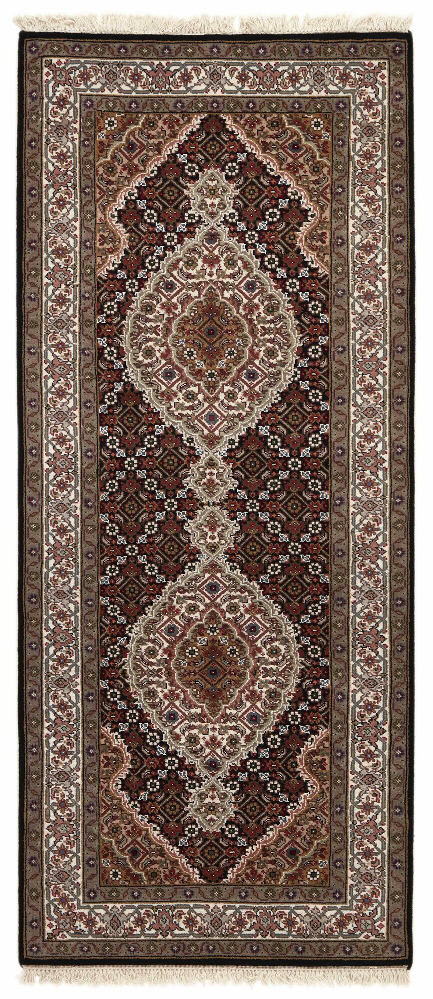 
    Tabriz Indi - Brown - 85 x 200 cm
  