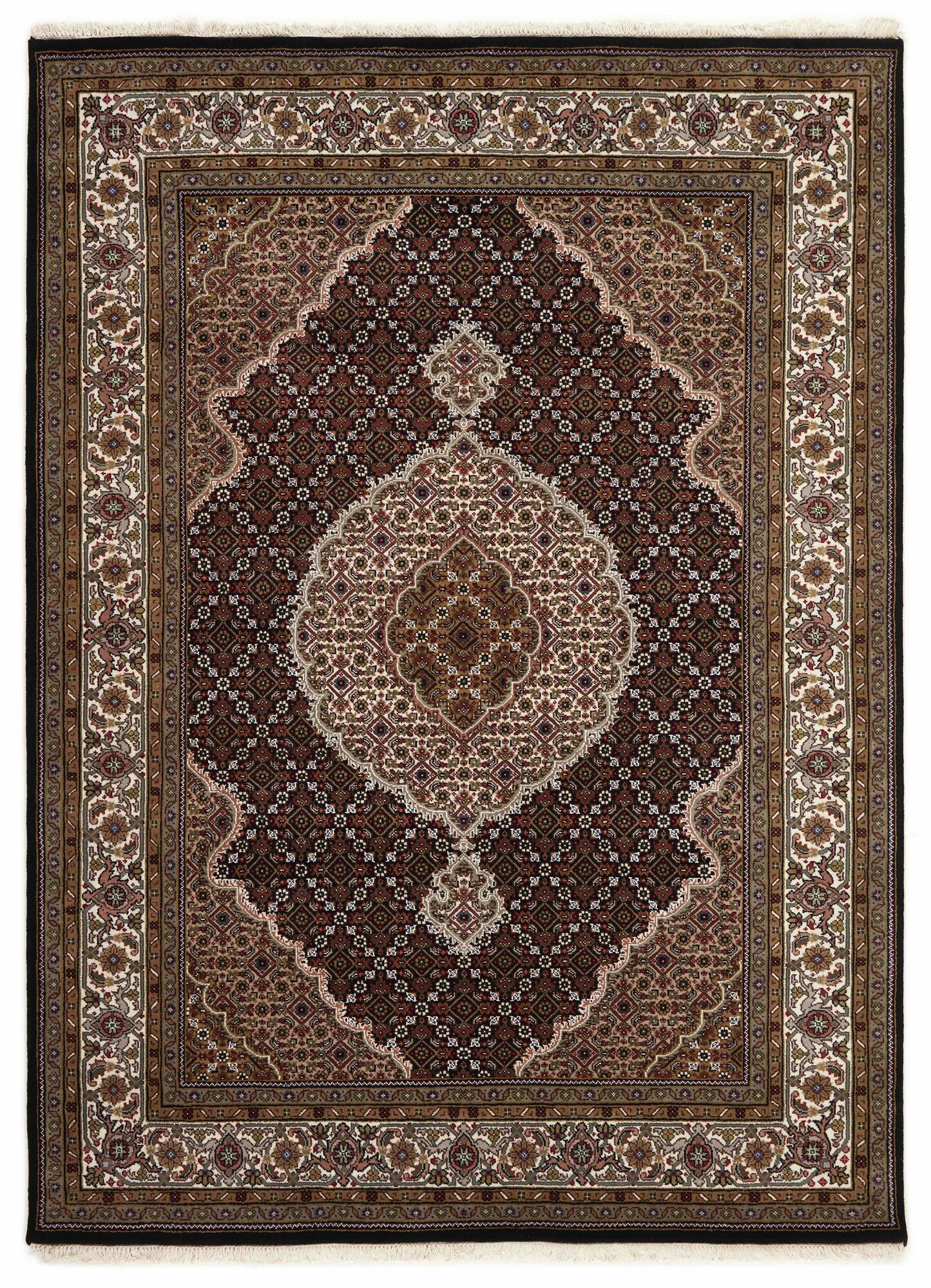 
    Tabriz Indi - Brown - 176 x 243 cm
  