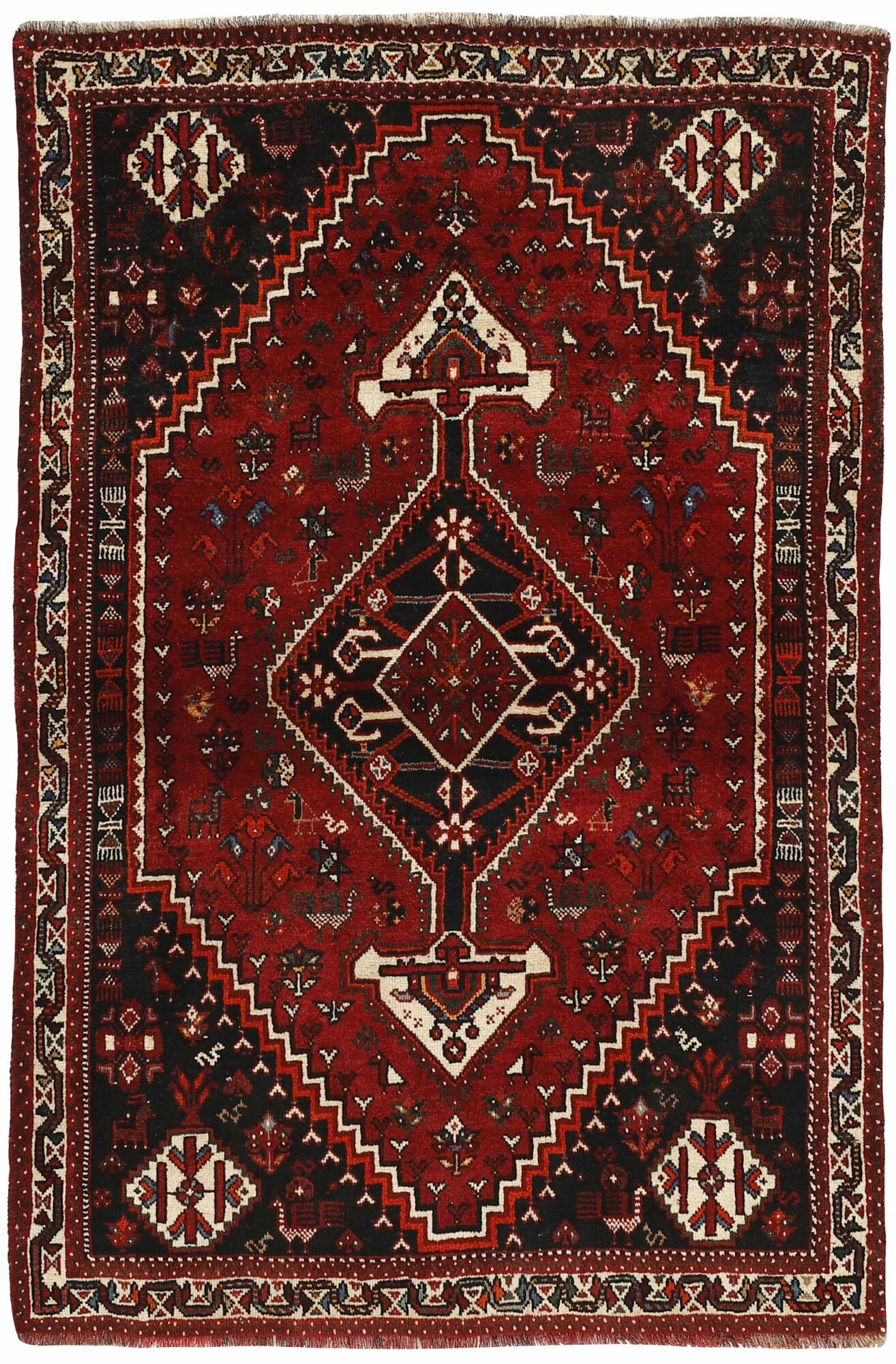 
    Kashghai - Black - 112 x 170 cm
  