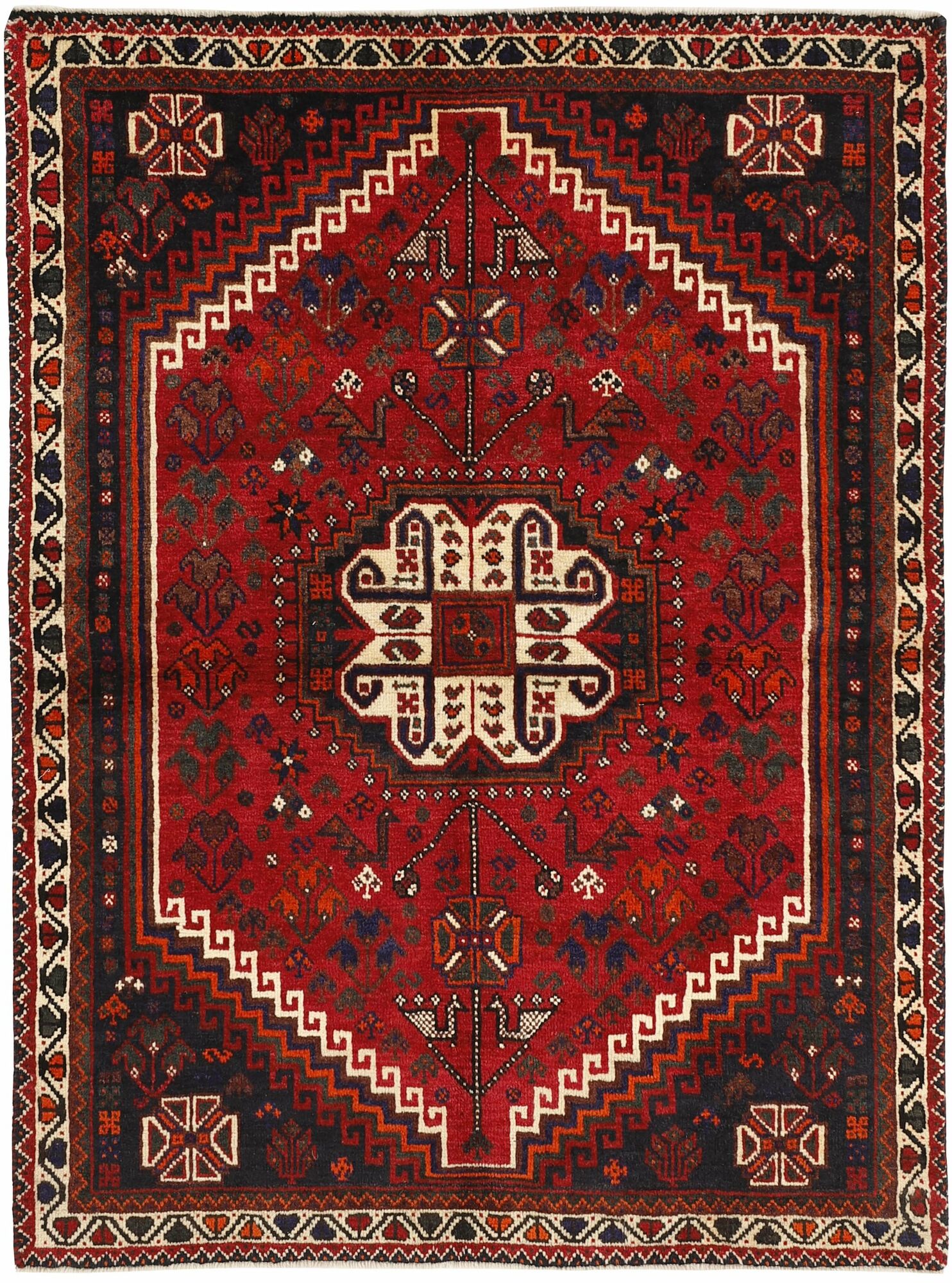
    Kashghai - Black - 126 x 168 cm
  