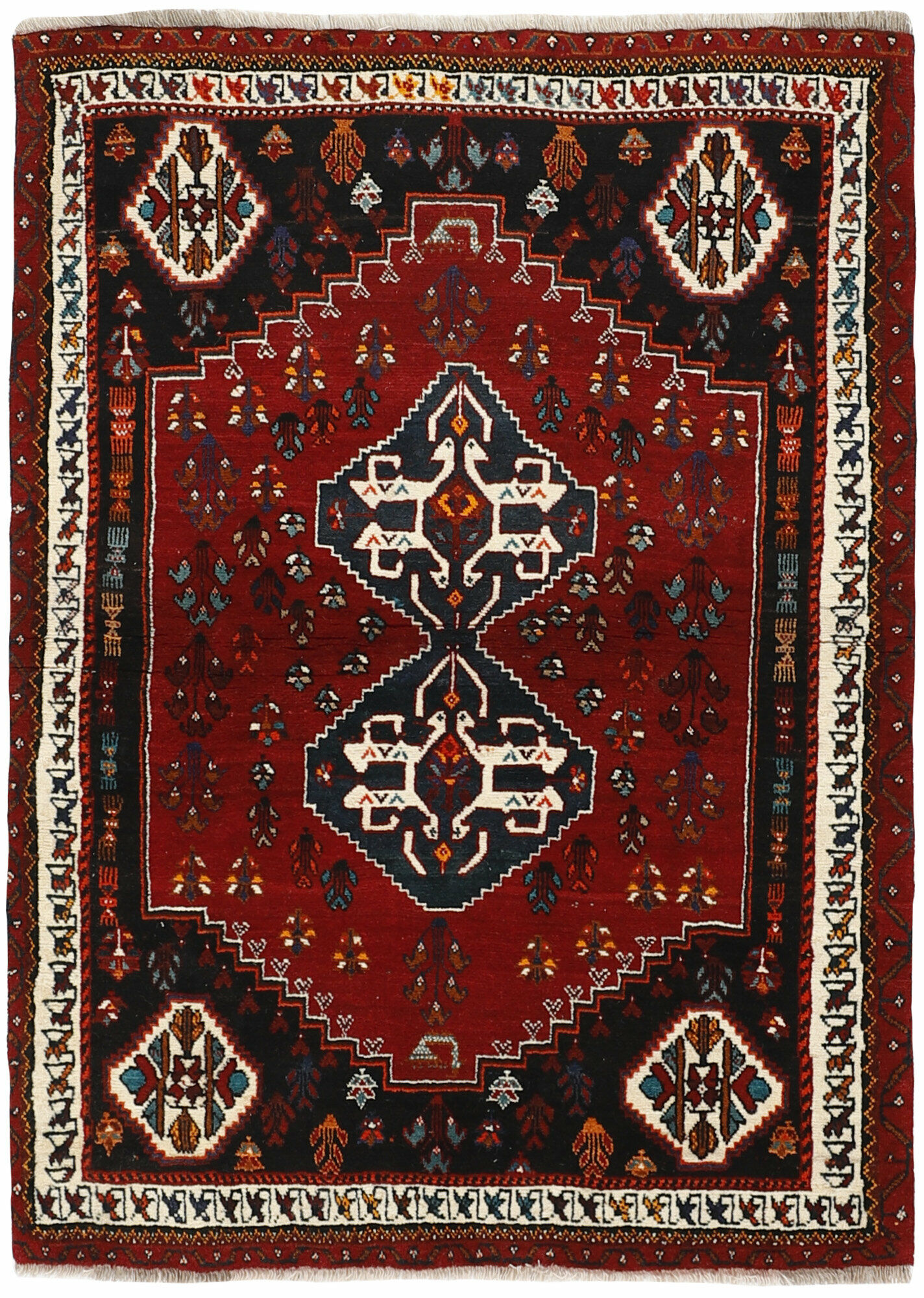 
    Kashghai - Black - 118 x 166 cm
  