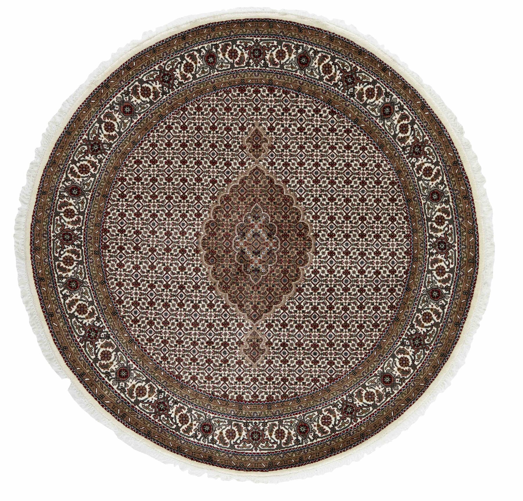 
    Tabriz Indi - Brown - Ø 199 cm
  