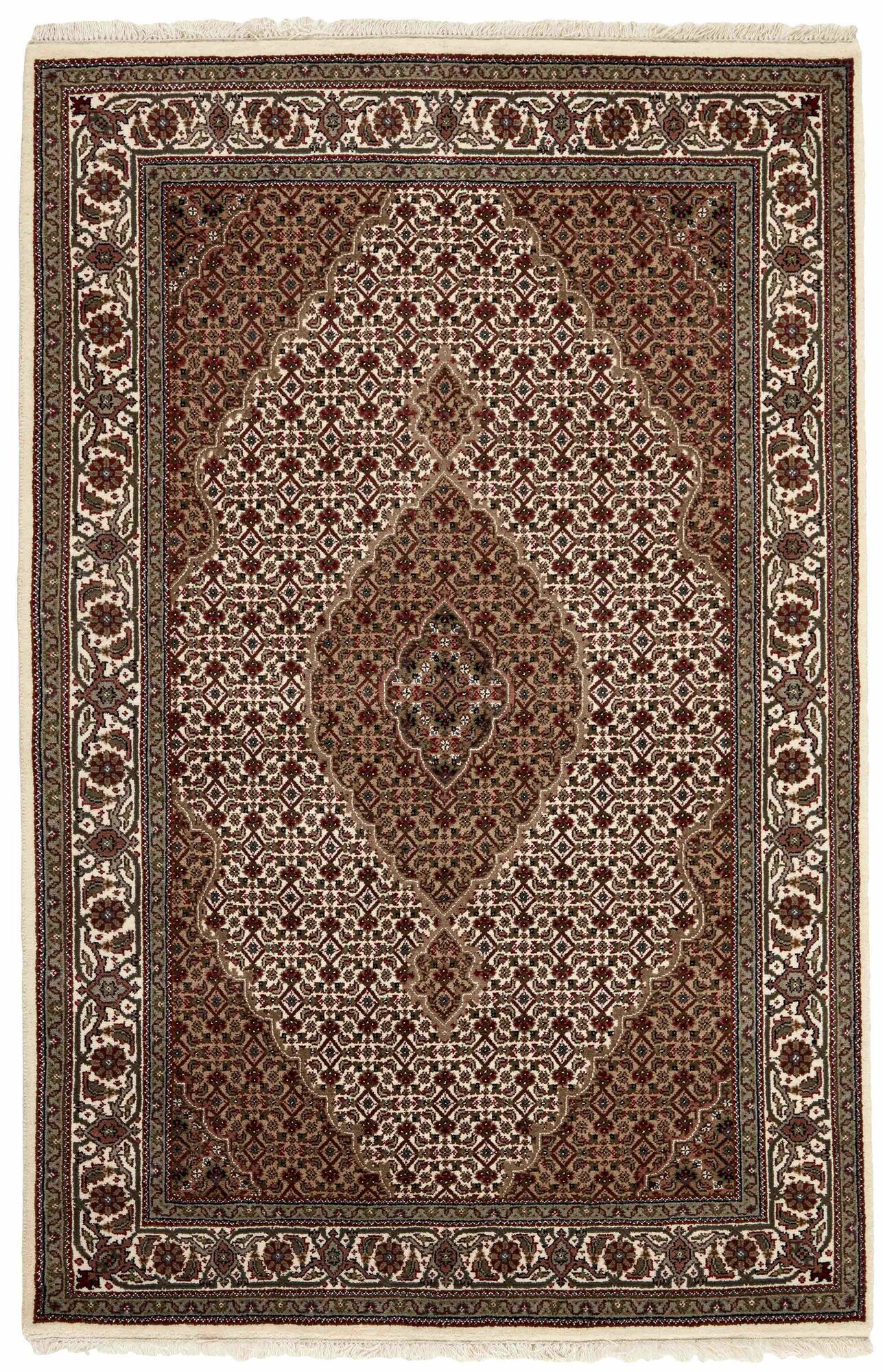 
    Tabriz Indi - Brown - 137 x 210 cm
  