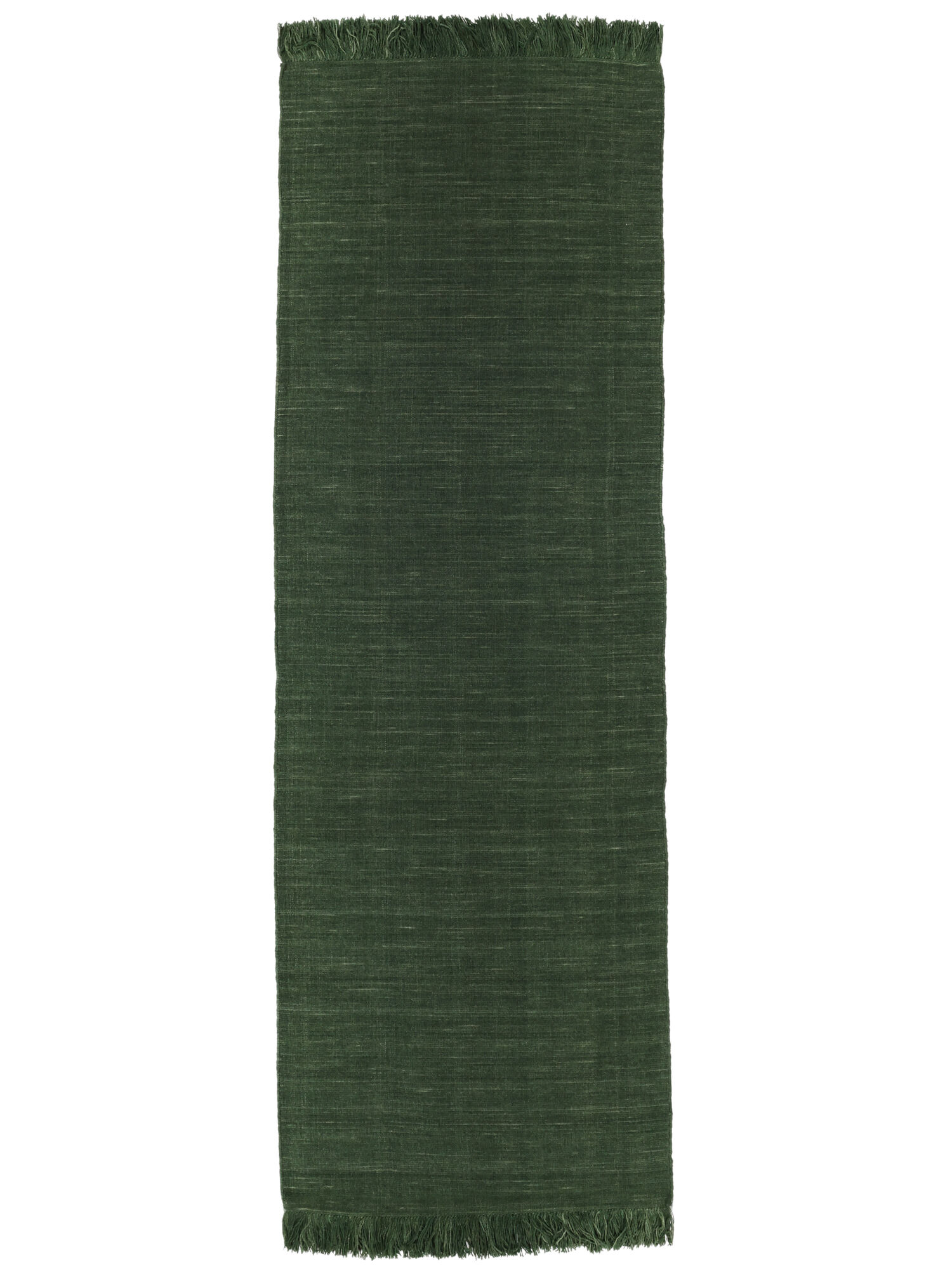 Zandra Kelim Teppich – Waldgrün 80×250