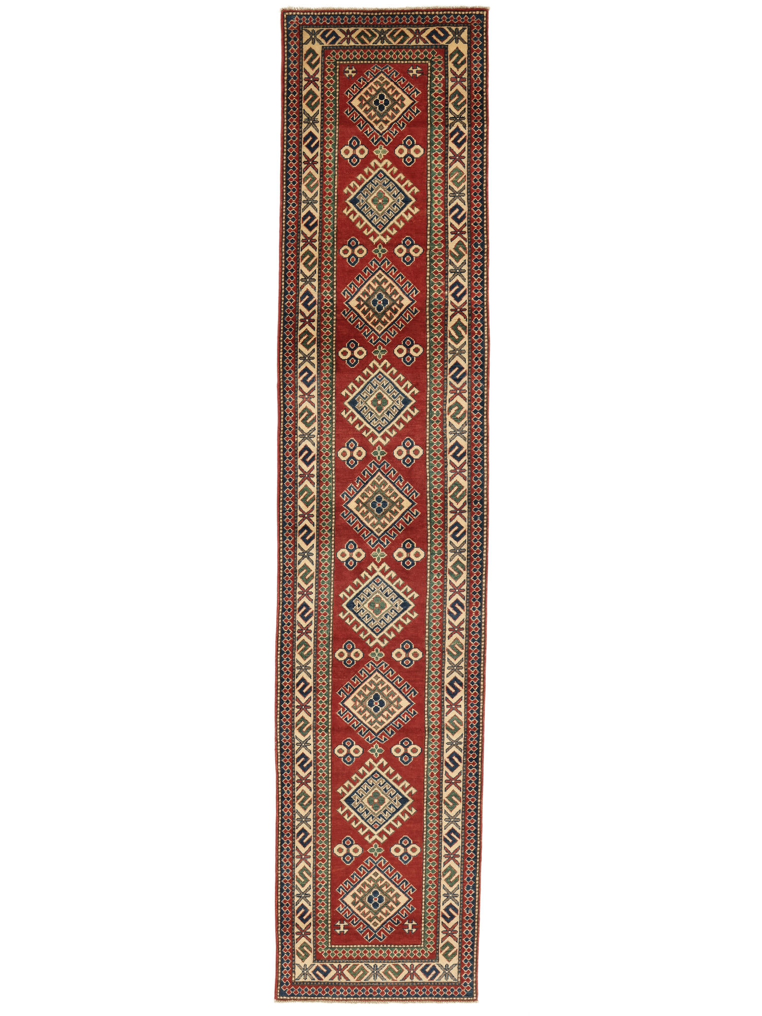 
    Kazak Fine - Dark red - 82 x 400 cm
  