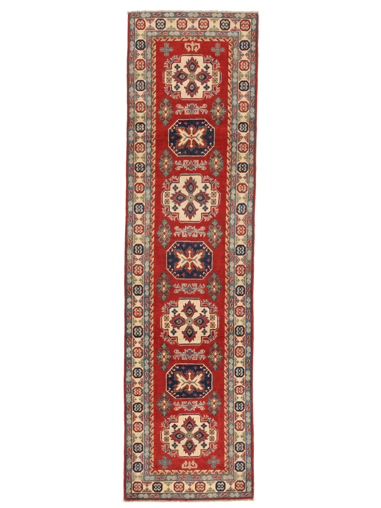 
    Kazak Fine - Dark red - 78 x 296 cm
  