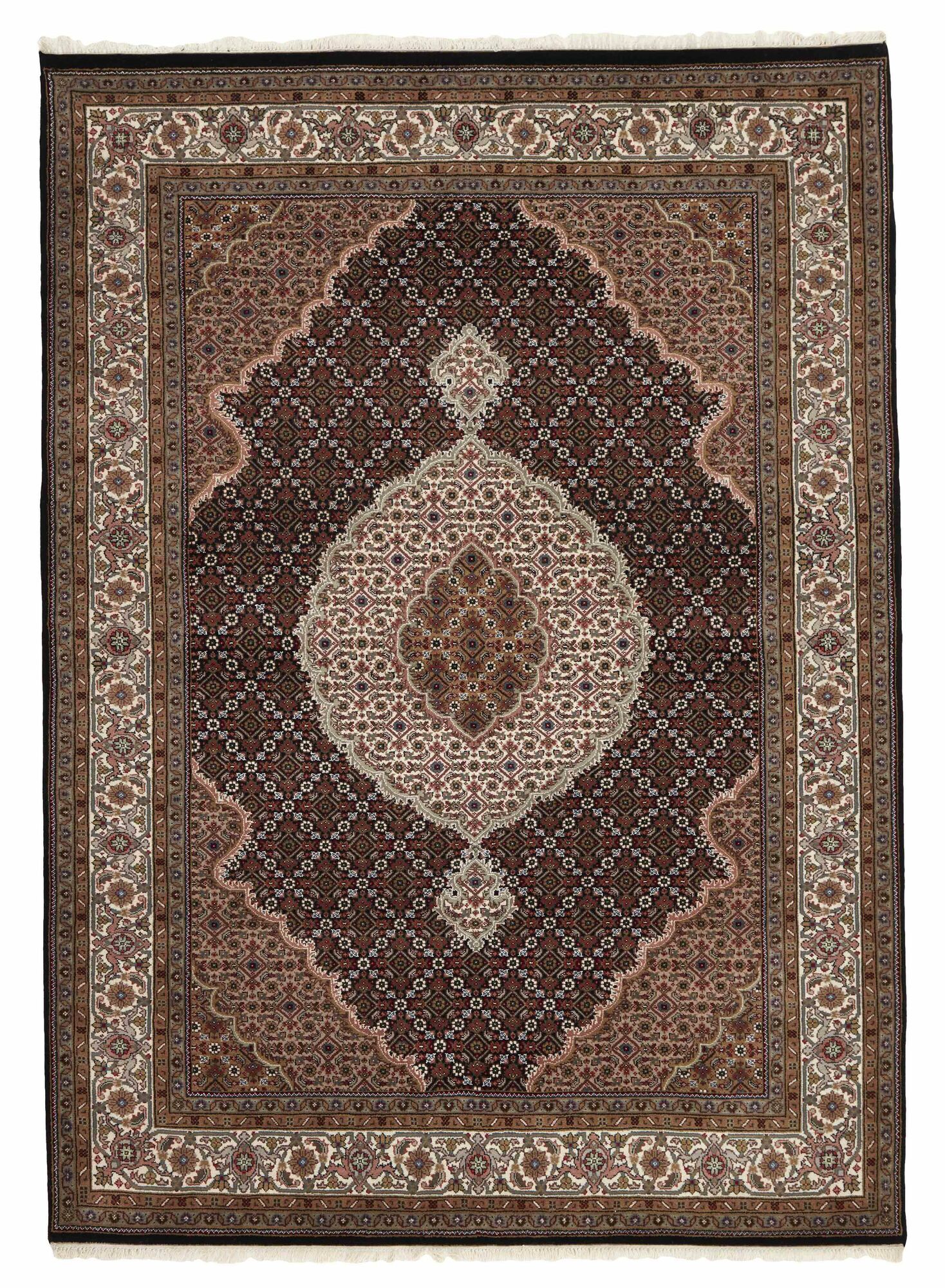 
    Tabriz Indi - Brown - 177 x 245 cm
  