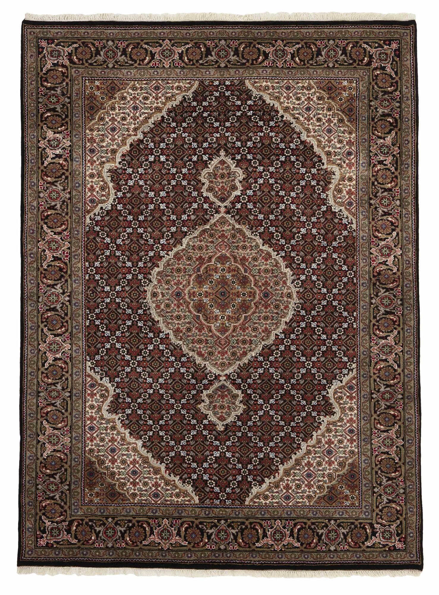 
    Tabriz Indi - Brown - 148 x 202 cm
  
