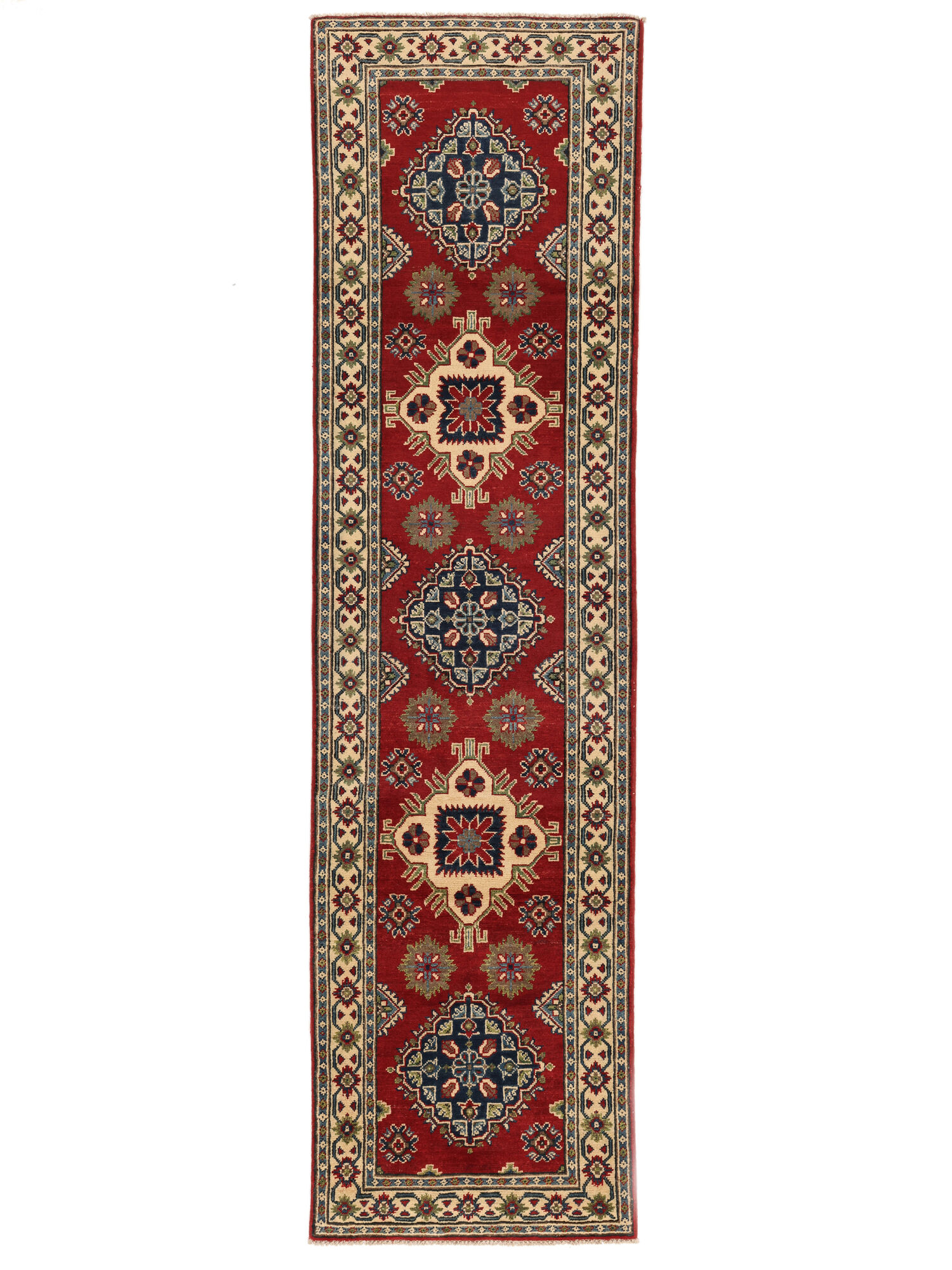 
    Kazak Fine - Dark red - 76 x 298 cm
  