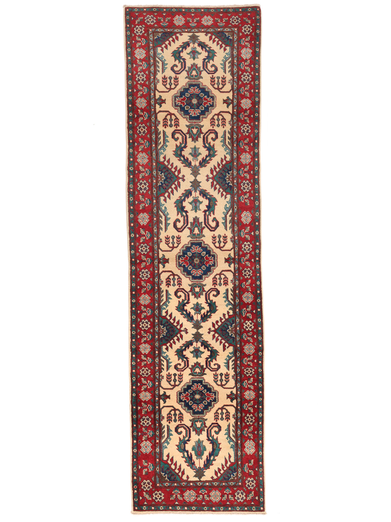 
    Kazak Fine - Dark red - 80 x 295 cm
  