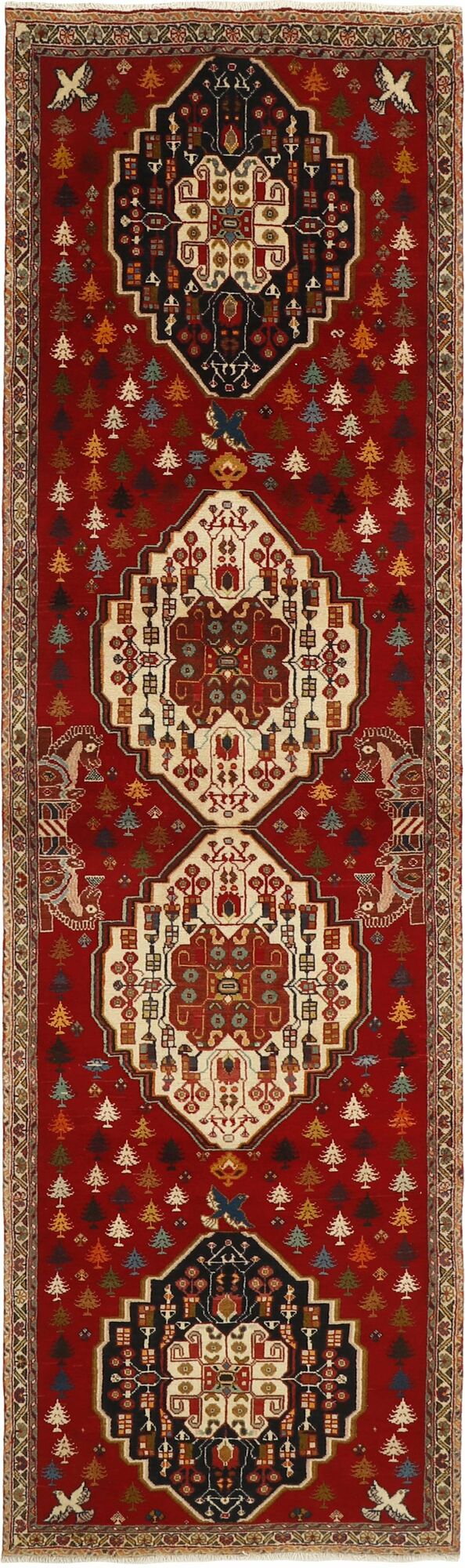 
    Kashghai - Dark red - 81 x 307 cm
  
