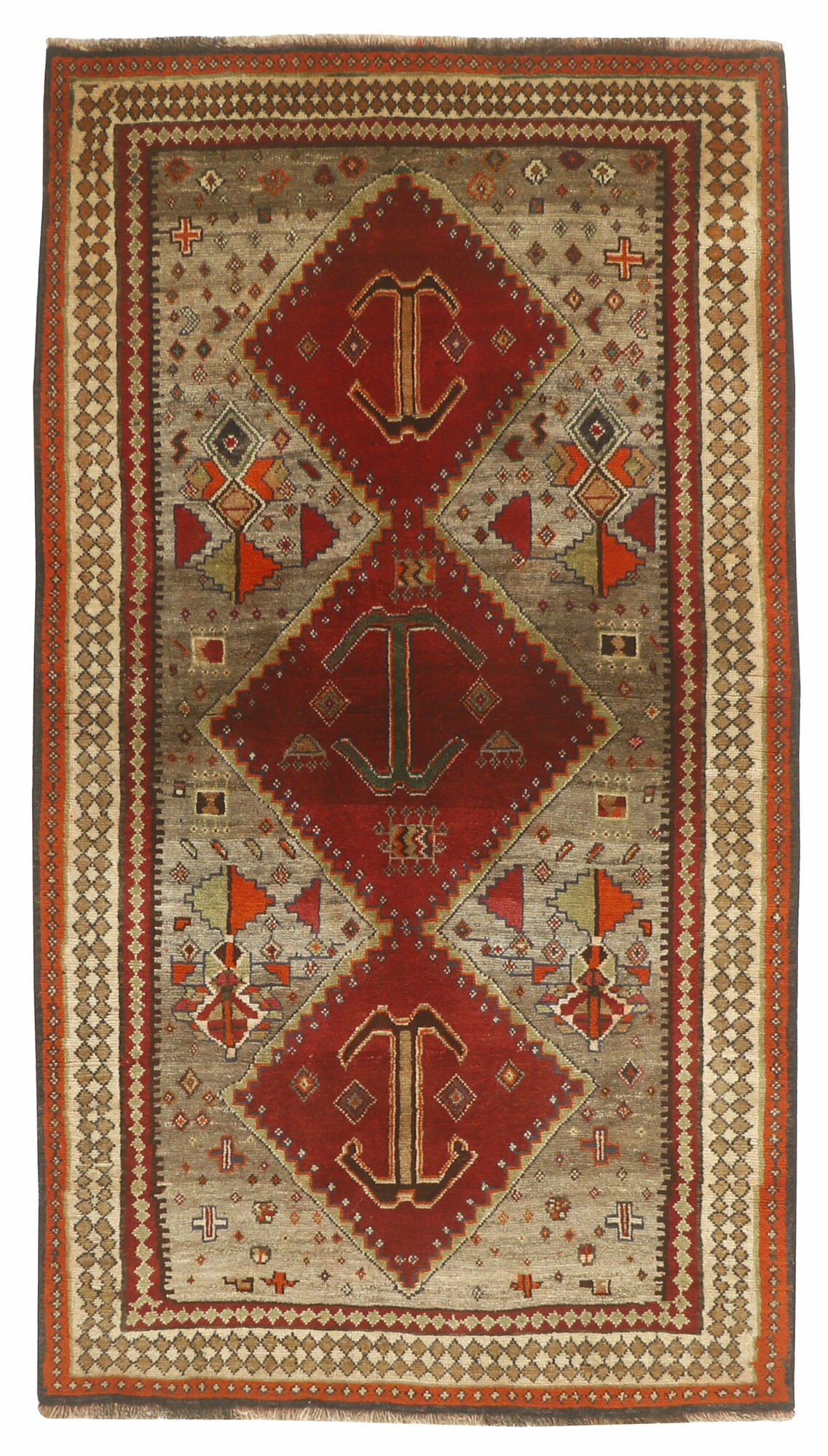 
    Qashqai - Brown - 109 x 209 cm
  