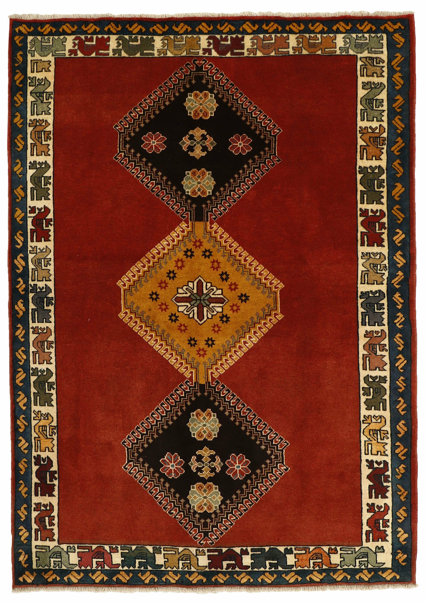 
    Qashqai - Dark red - 147 x 209 cm
  