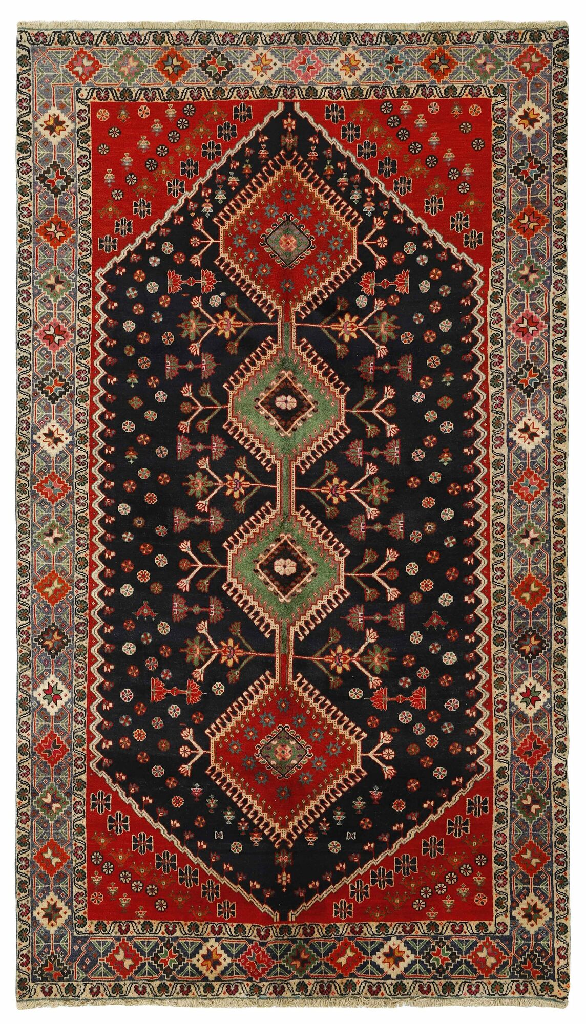 
    Kashghai - Black - 167 x 296 cm
  