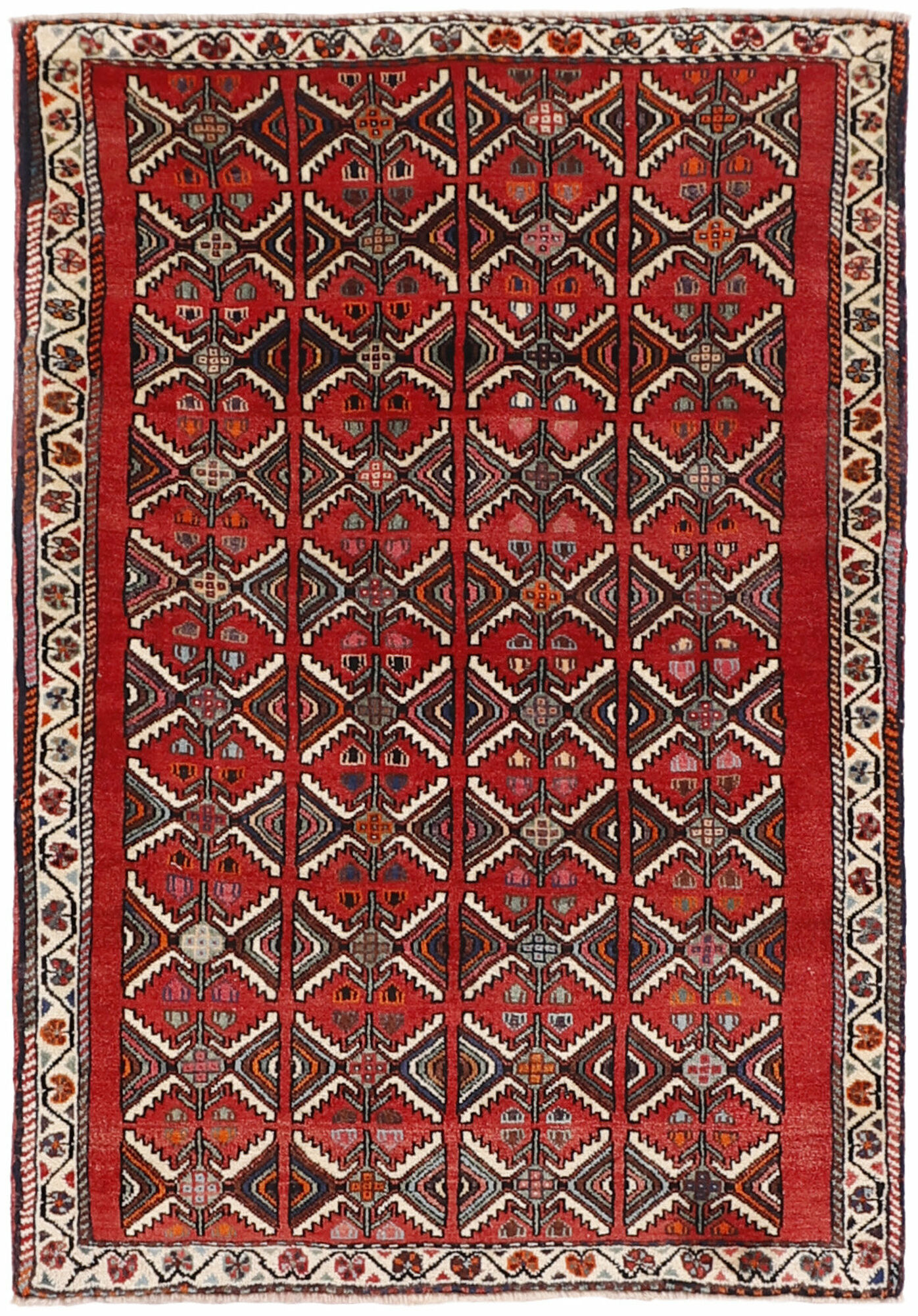 
    Kashghai - Dark red - 100 x 148 cm
  