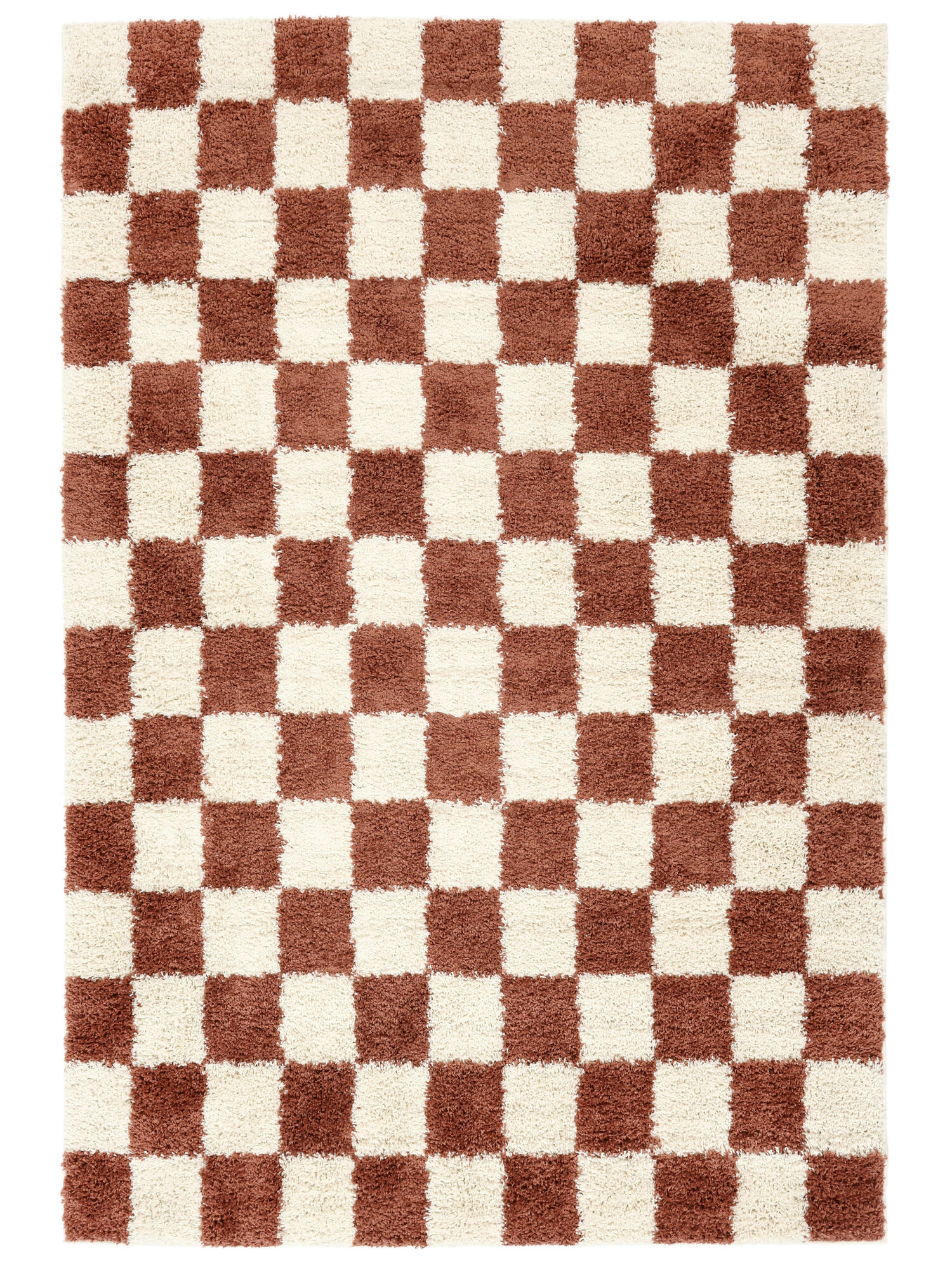 Chessie Matta - Roströd / Off white 200x300